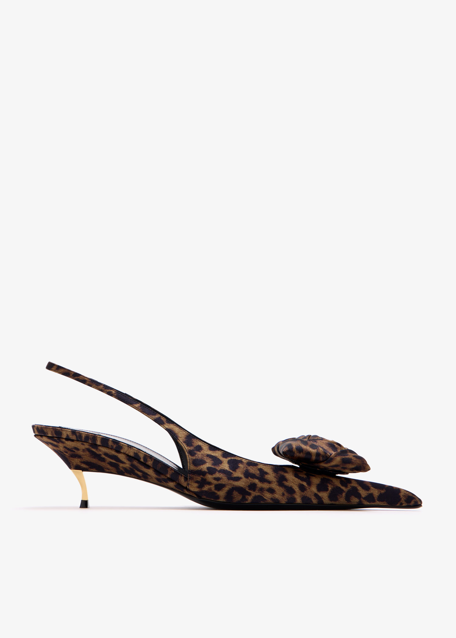 

Dakota slingback pumps, Animal printed