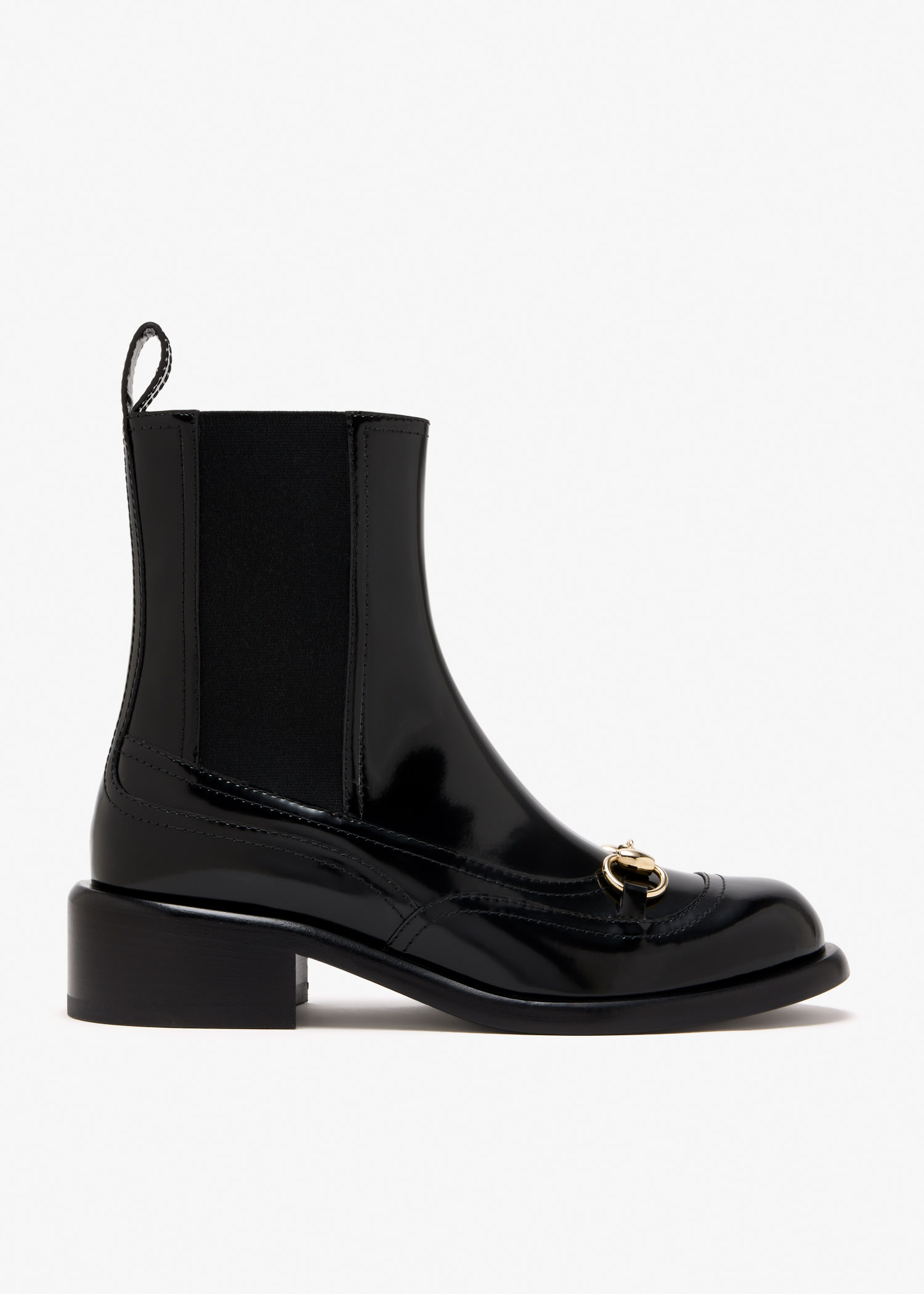 

Horsebit boots, Black