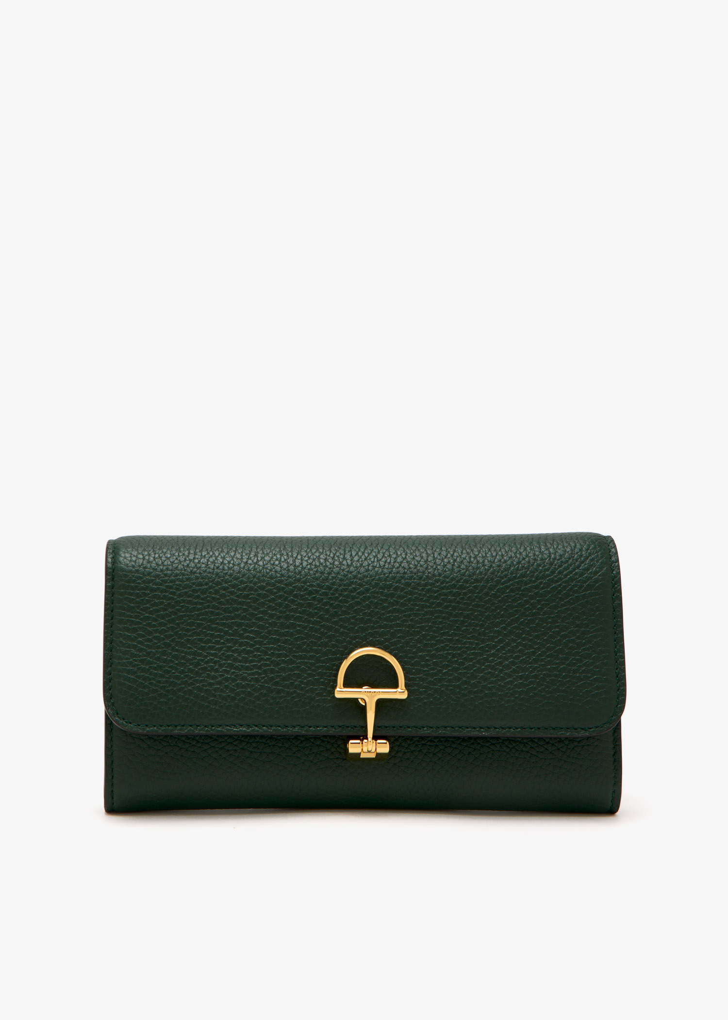 

Half Horsebit continental wallet, Green
