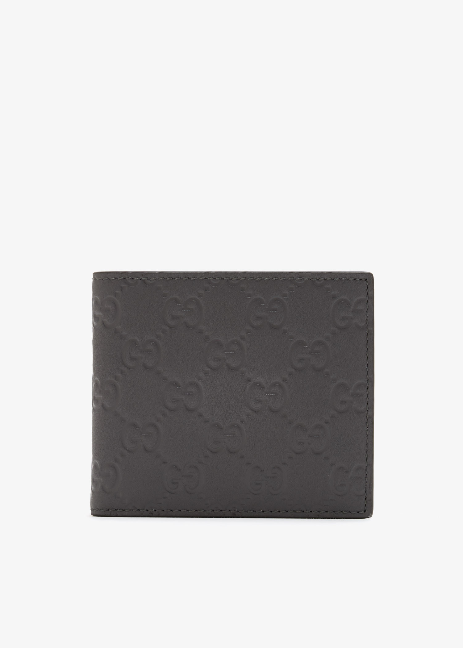 

GG Emblem coin wallet, Grey