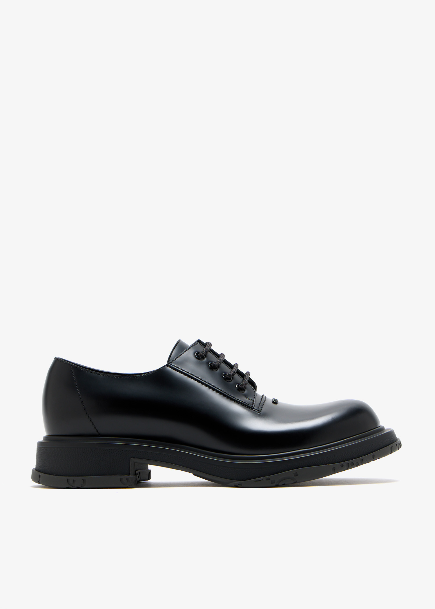

Logo lace-up shoes, Black