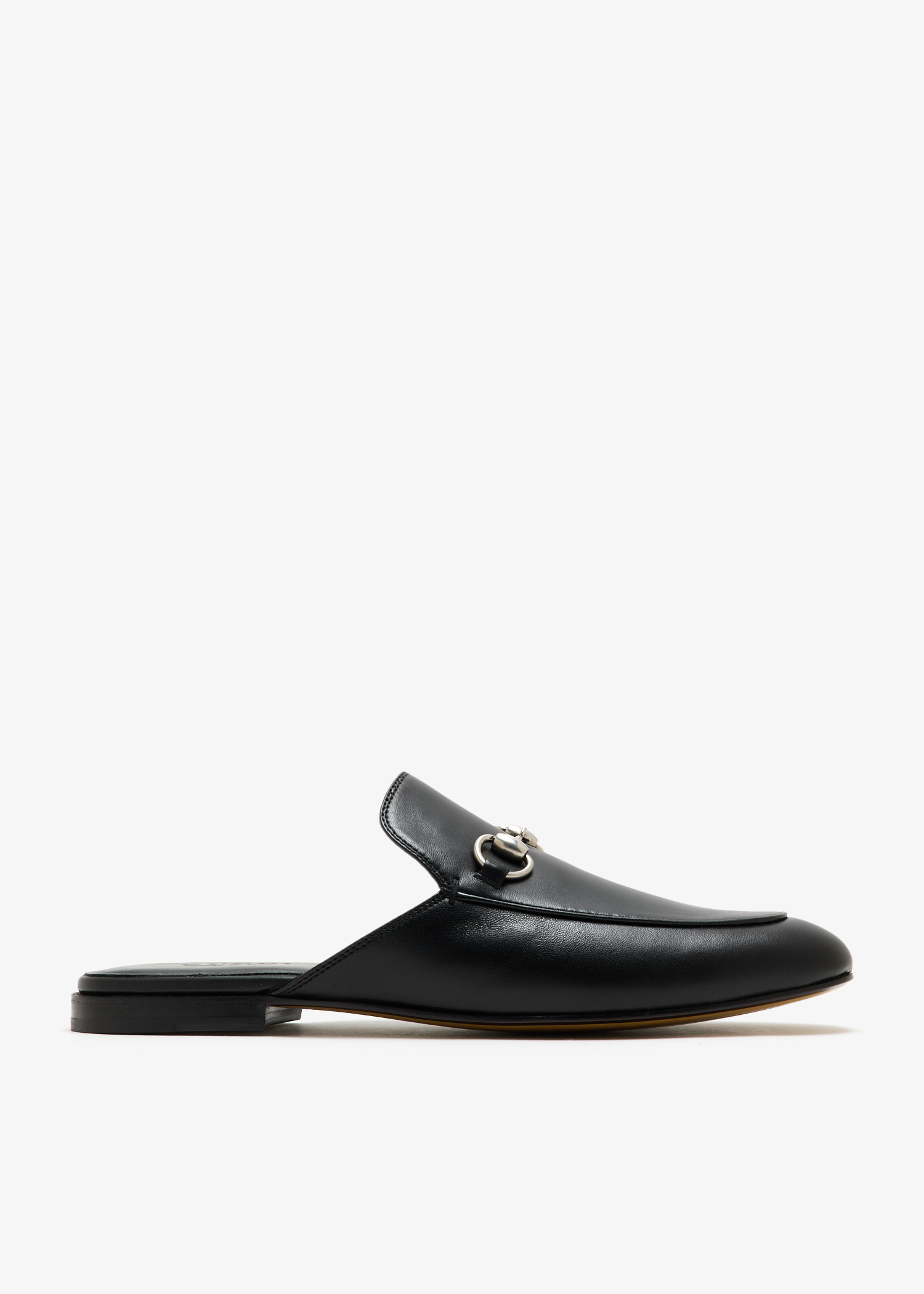 

Horsebit slippers, Black