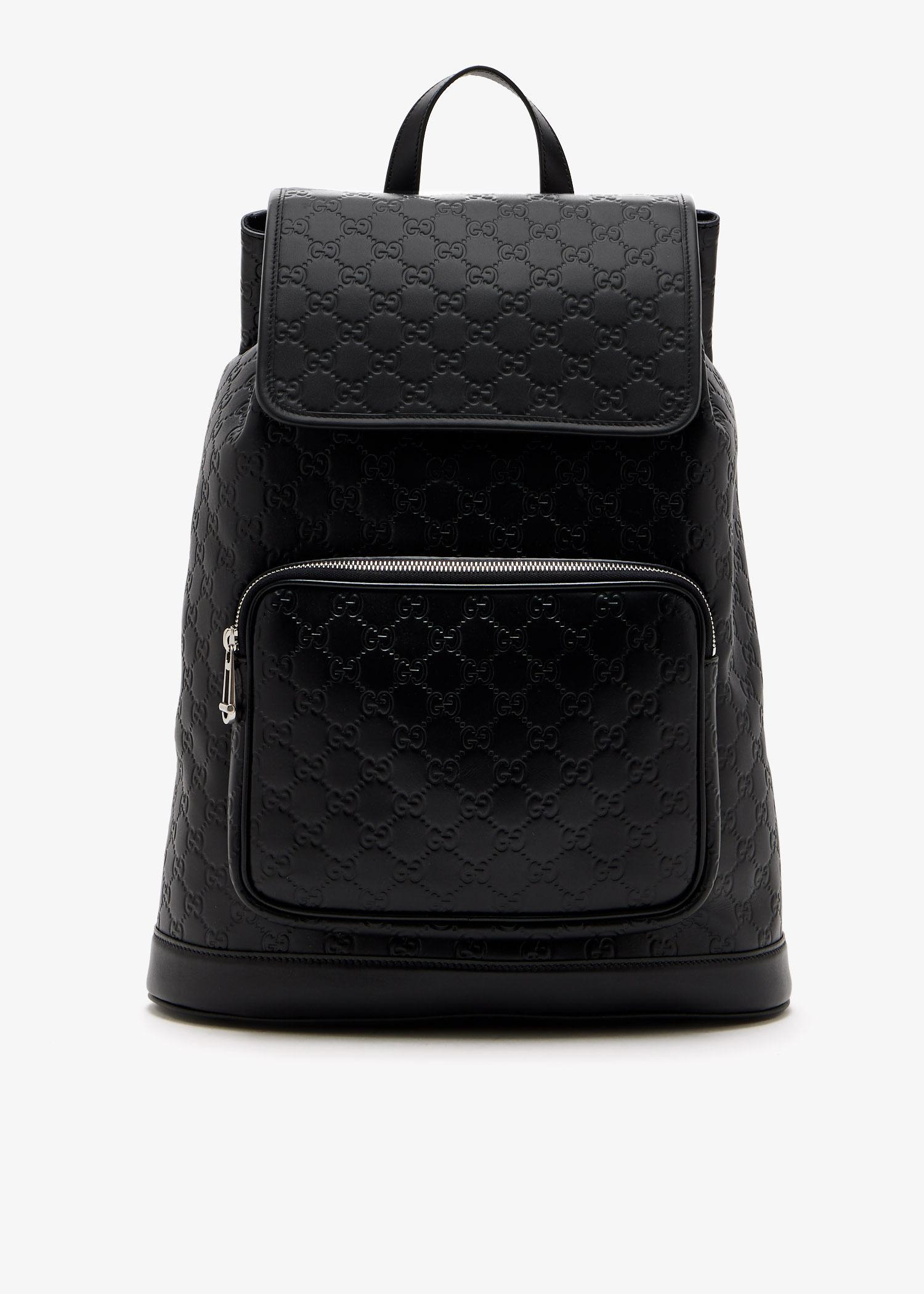 

GG Emblem medium backpack, Black