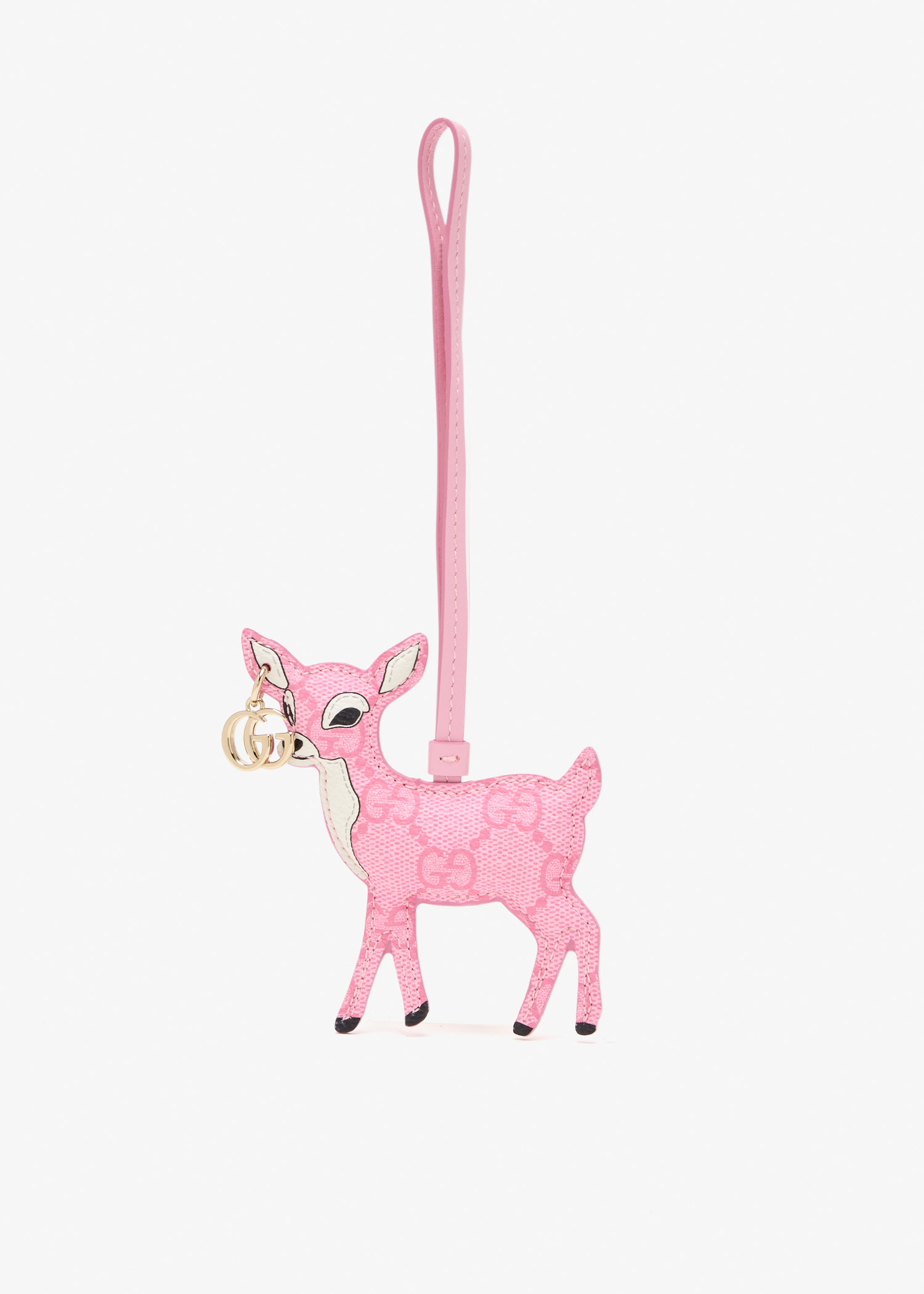 

Deer-shaped bag charm, Pink