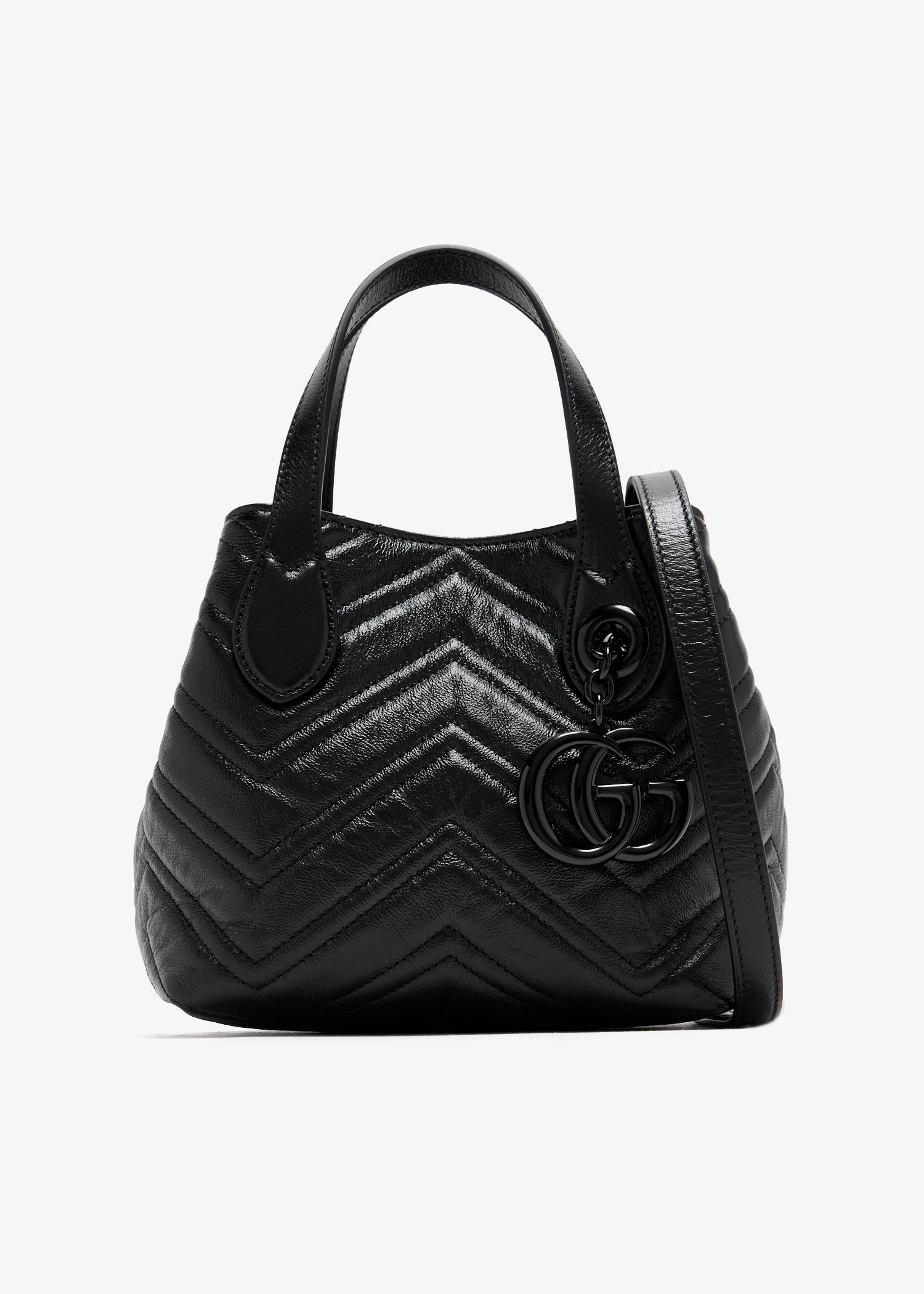 

GG Marmont small tote bag, Black