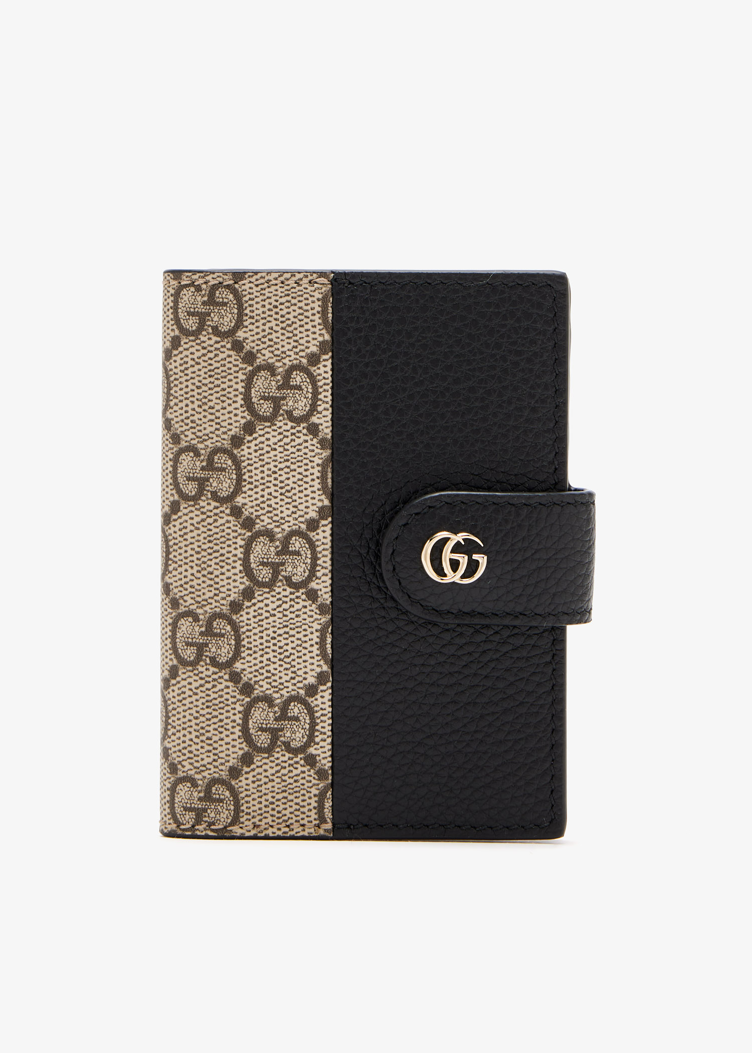 

GG monogram wallet, Black