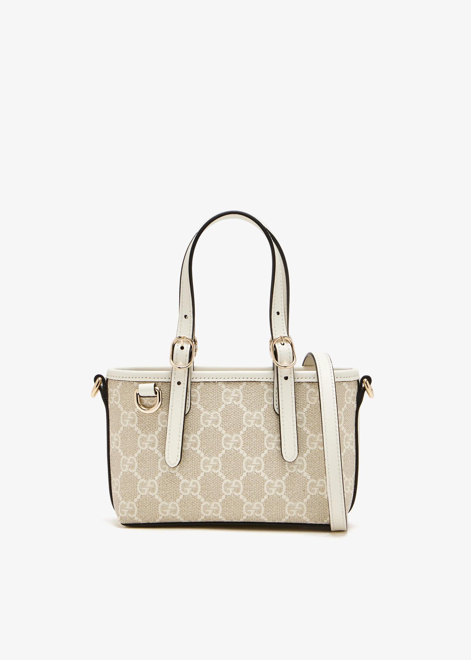 

GG Emblem mini bag, Beige