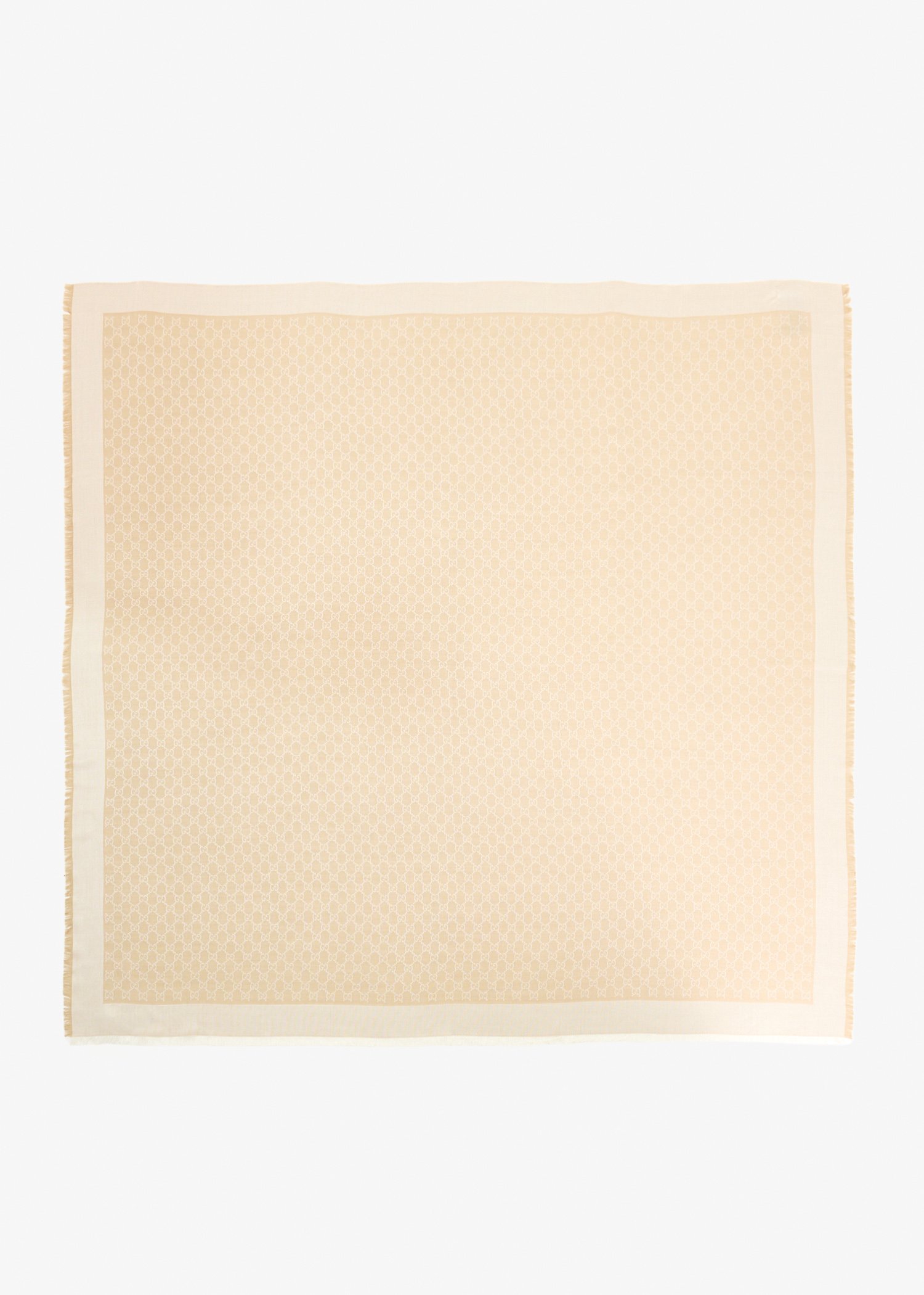 

GG silk scarf, Beige