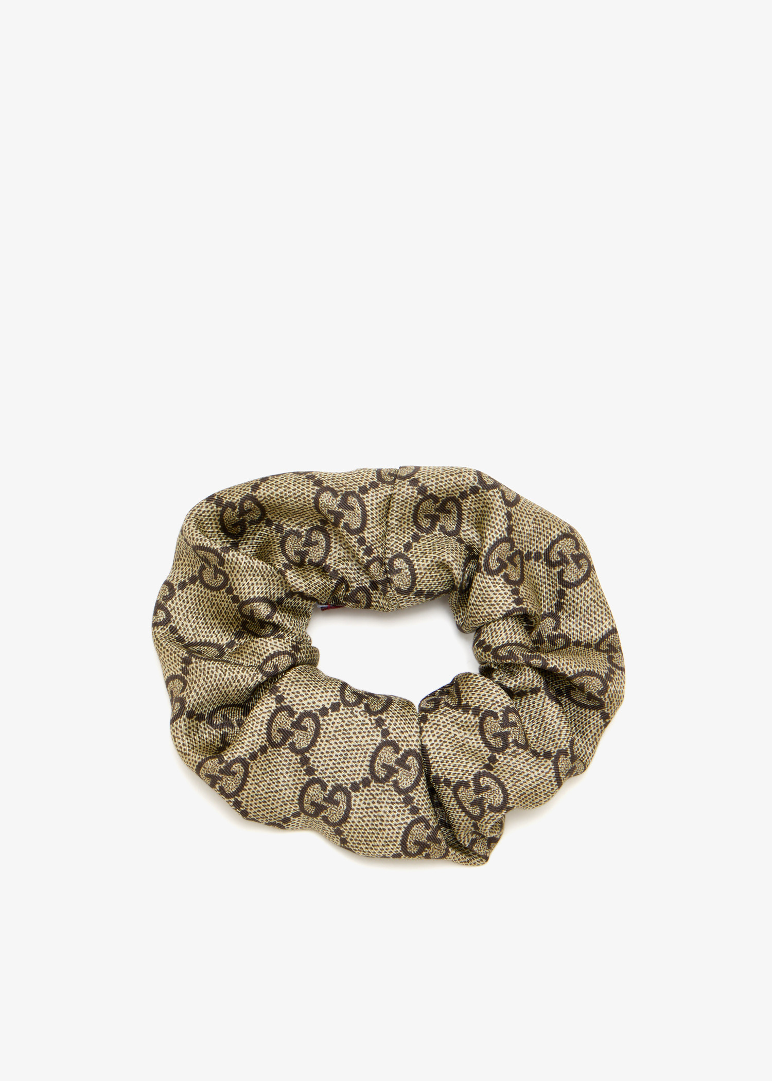 

GG silk scrunchie, Printed
