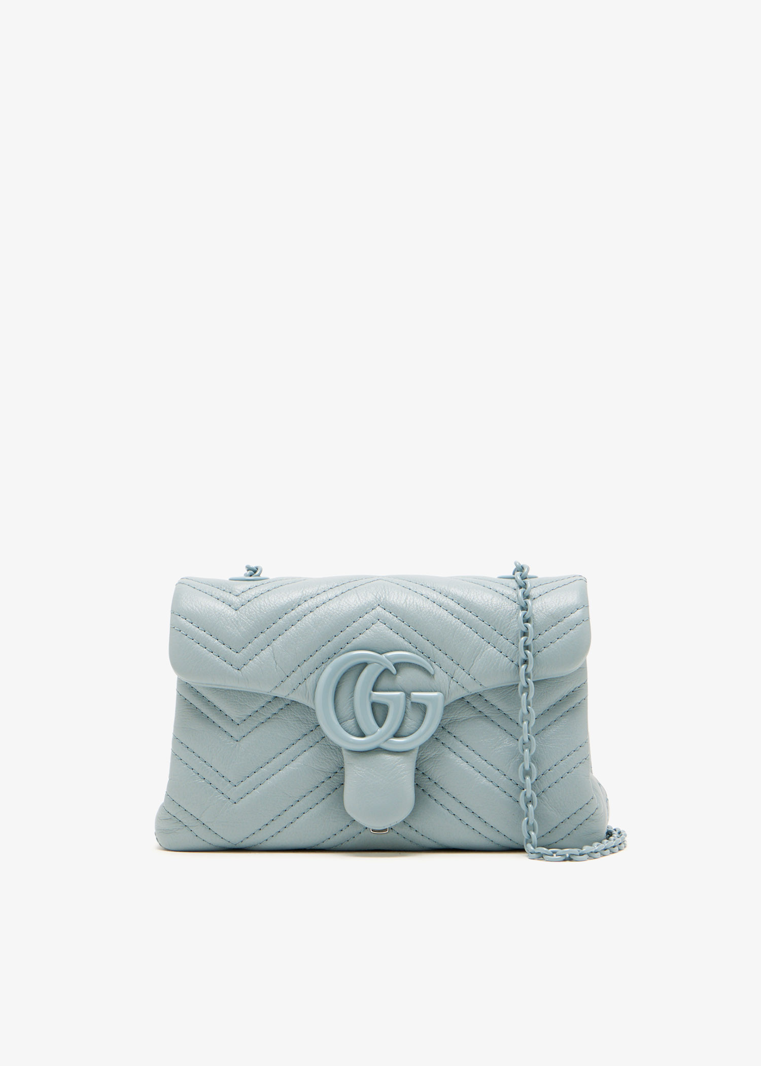 

GG Marmont mini shoulder bag, Blue