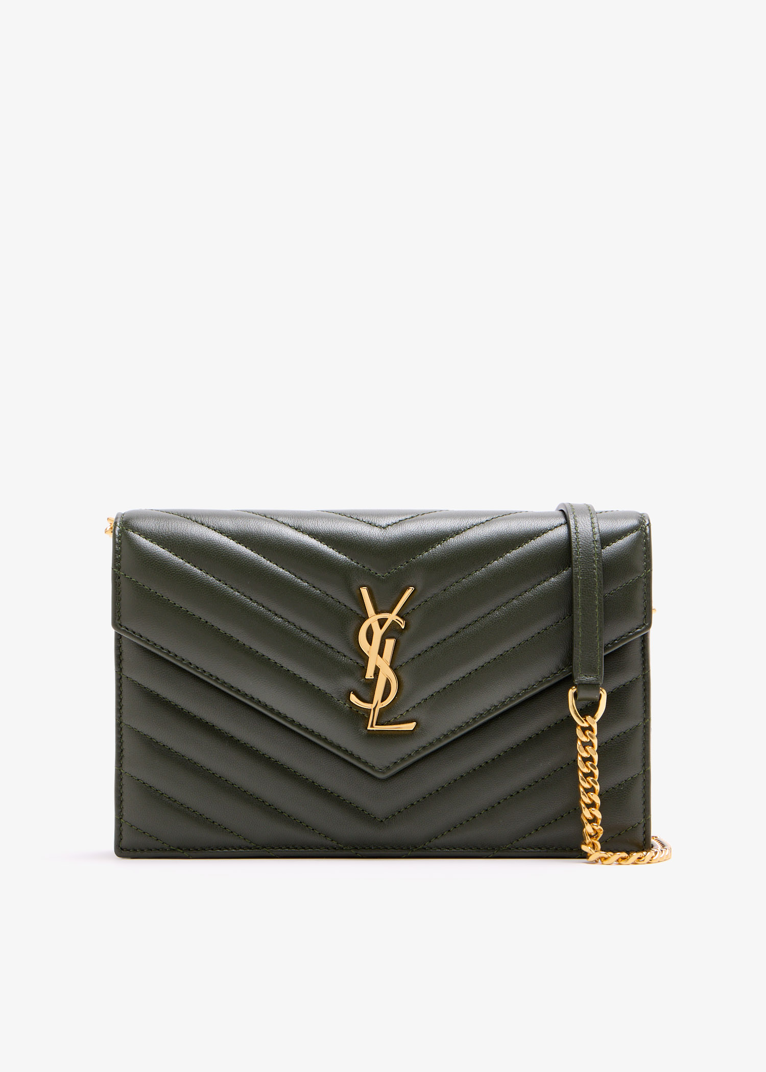 

Cassandre envelope chain wallet, Green