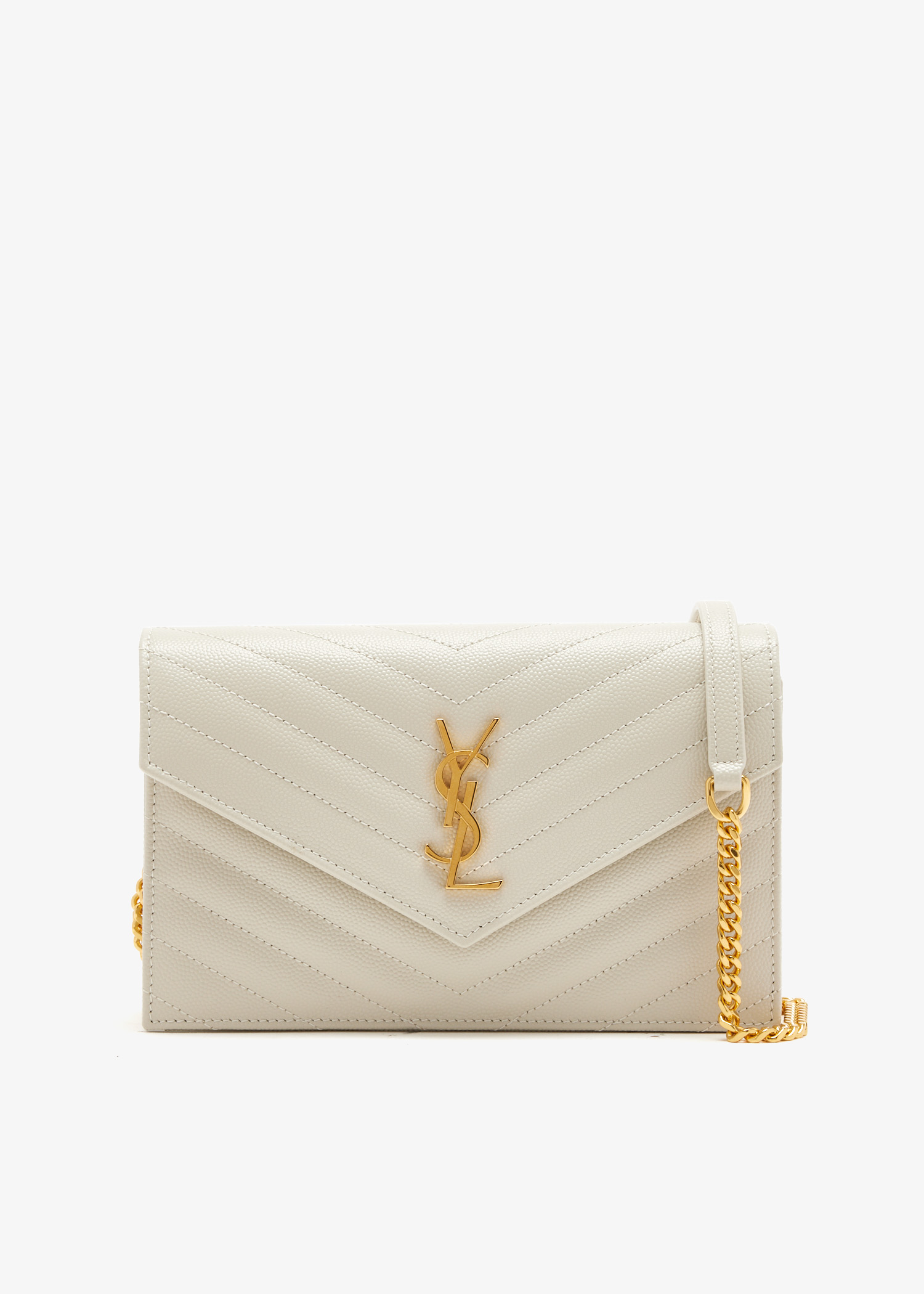 

Cassandre envelope chain wallet, Cream