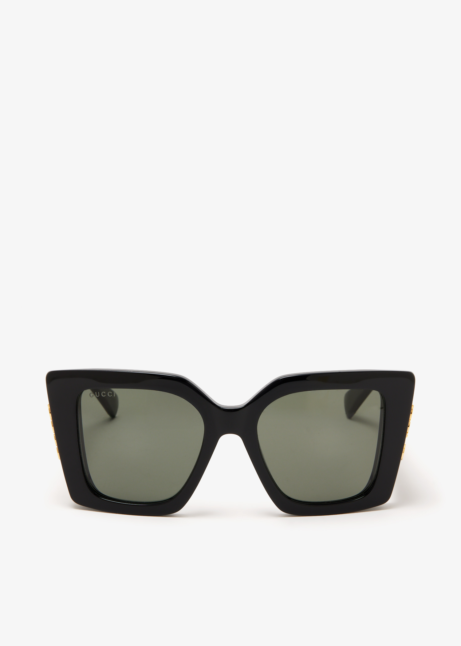 

Cat-eye frame sunglasses, Black