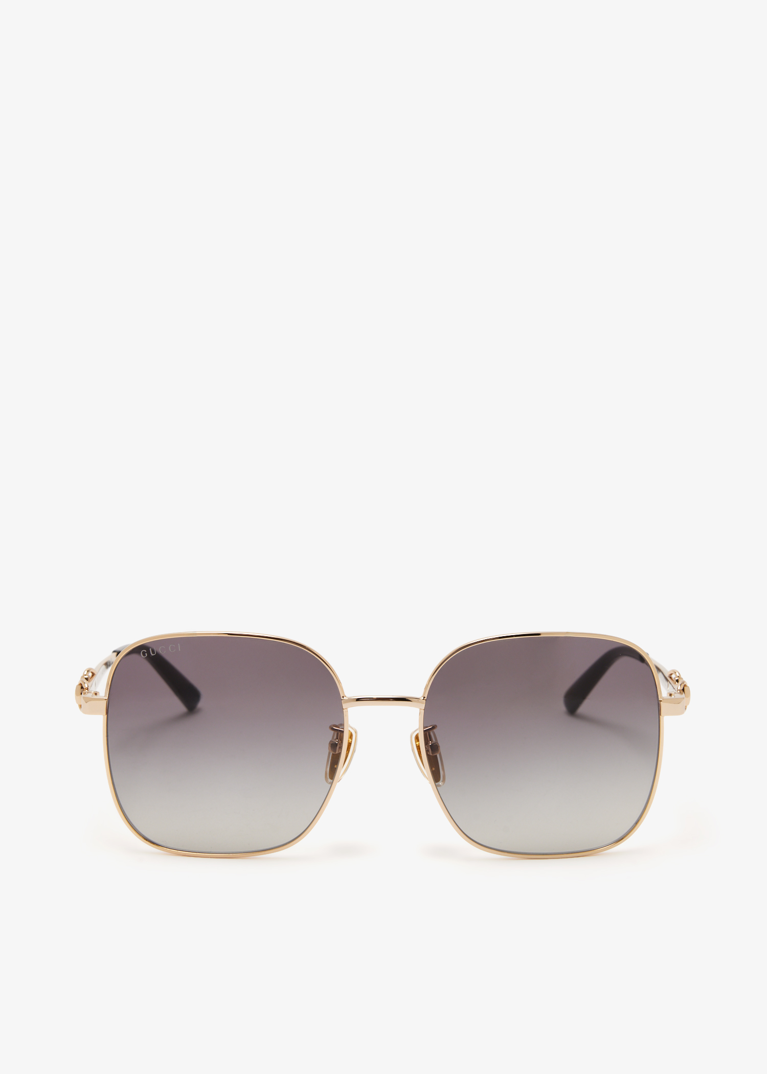 

Square frame sunglasses, Gold