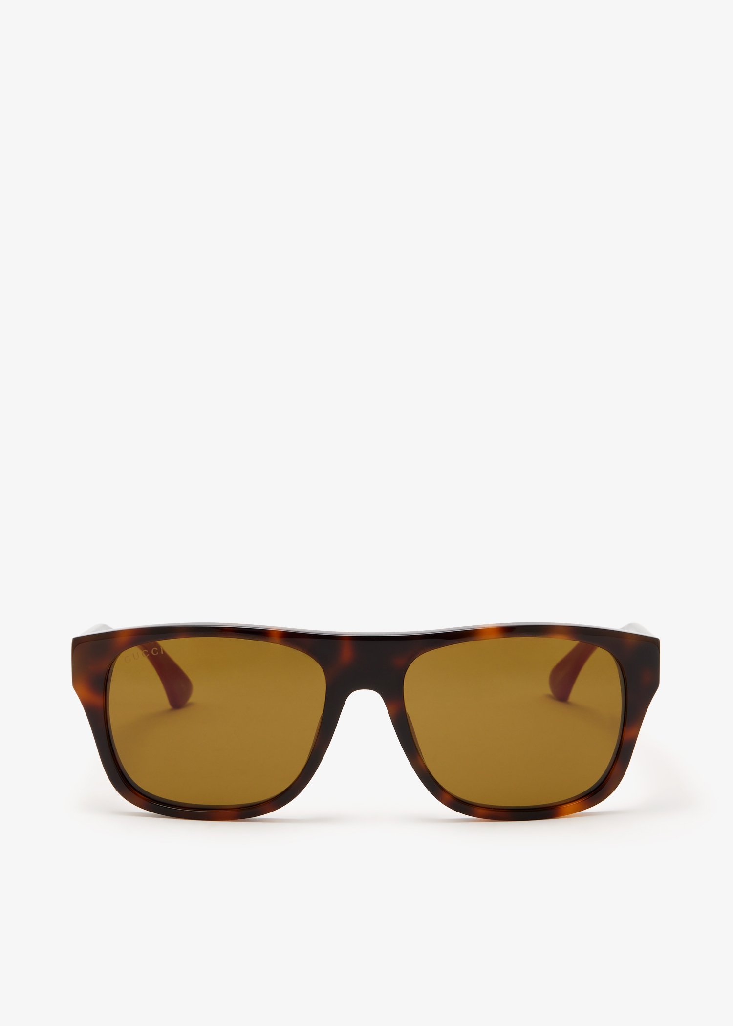 

Square frame sunglasses, Brown