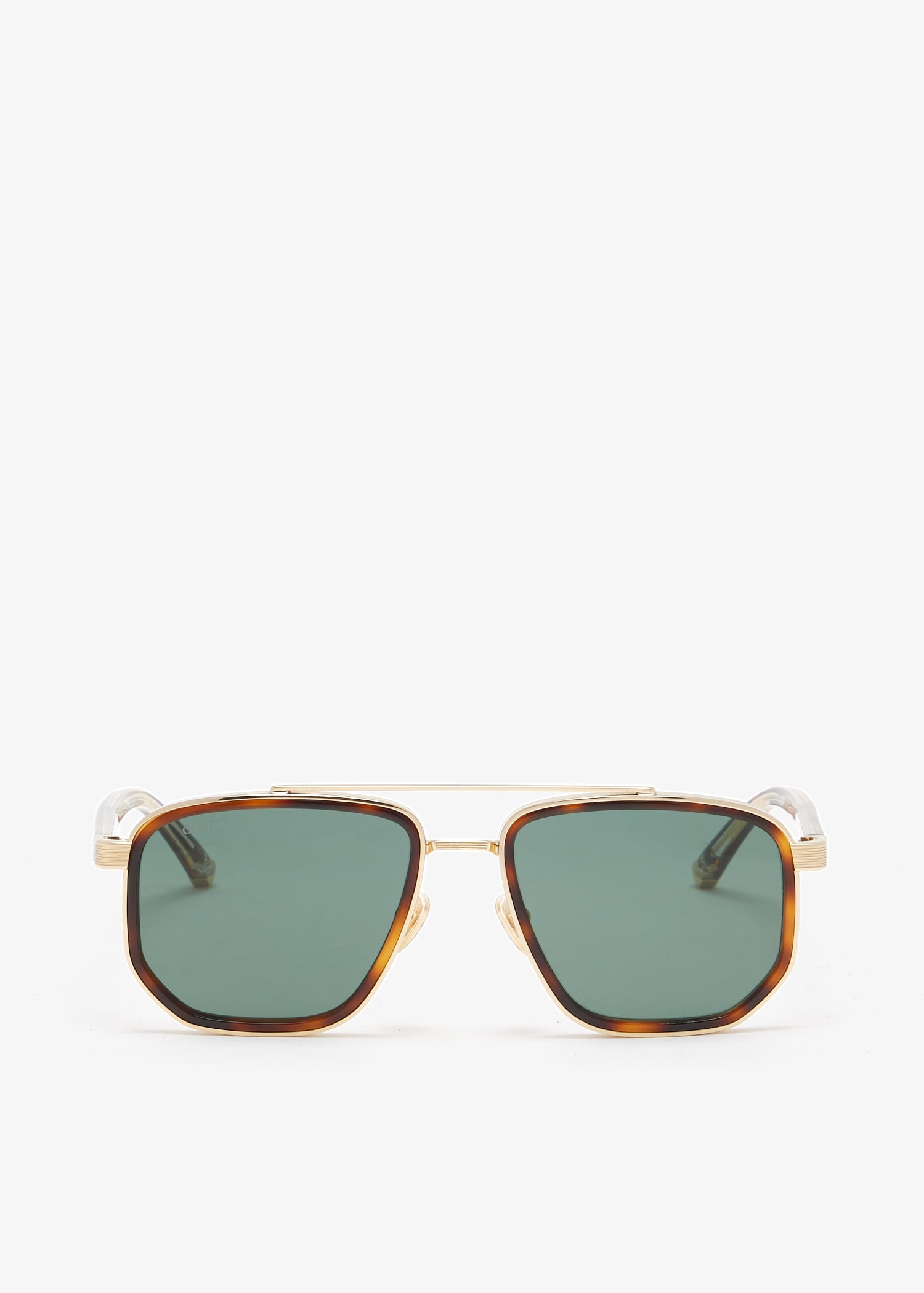 

Aviator frame sunglasses, Gold