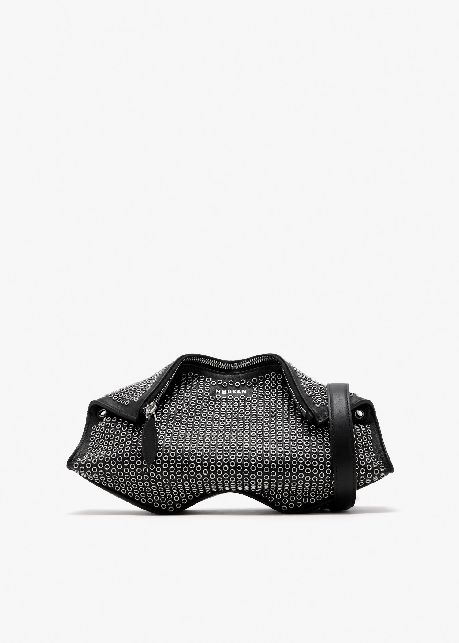 

Manta studded clutch, Black