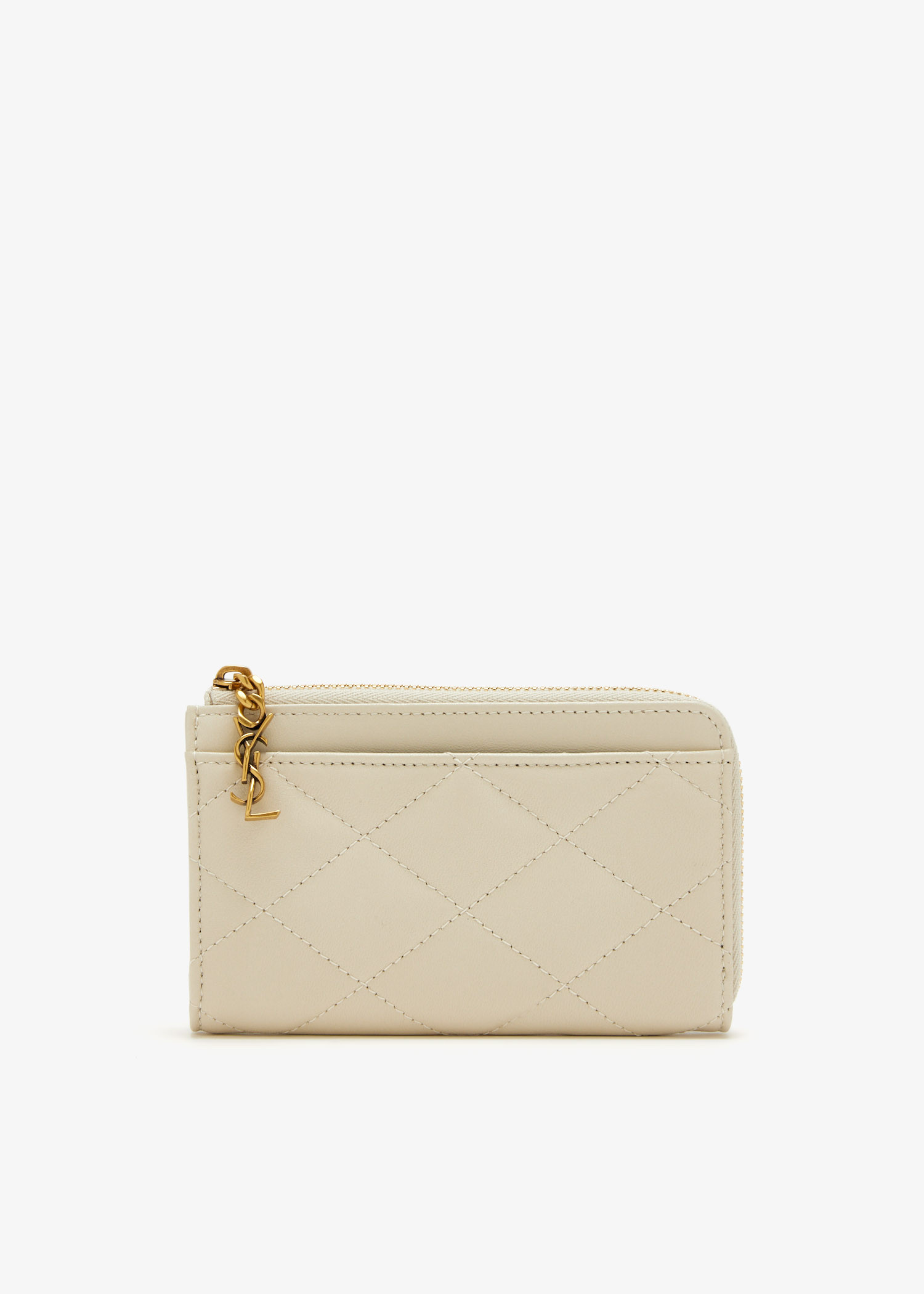 

Cassandre Bijou zip card case, Cream
