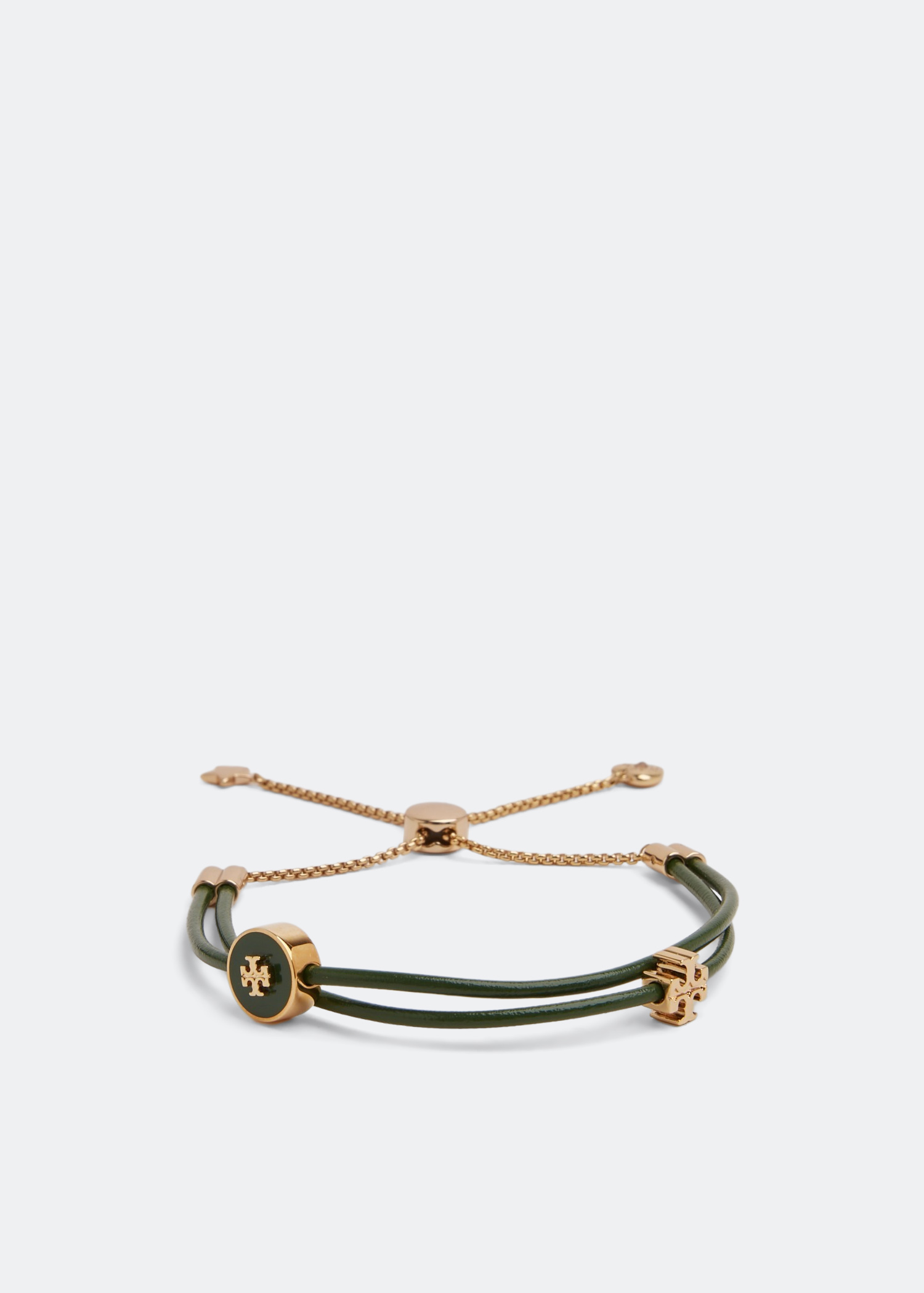 

Kira enamel slider bracelet, Green