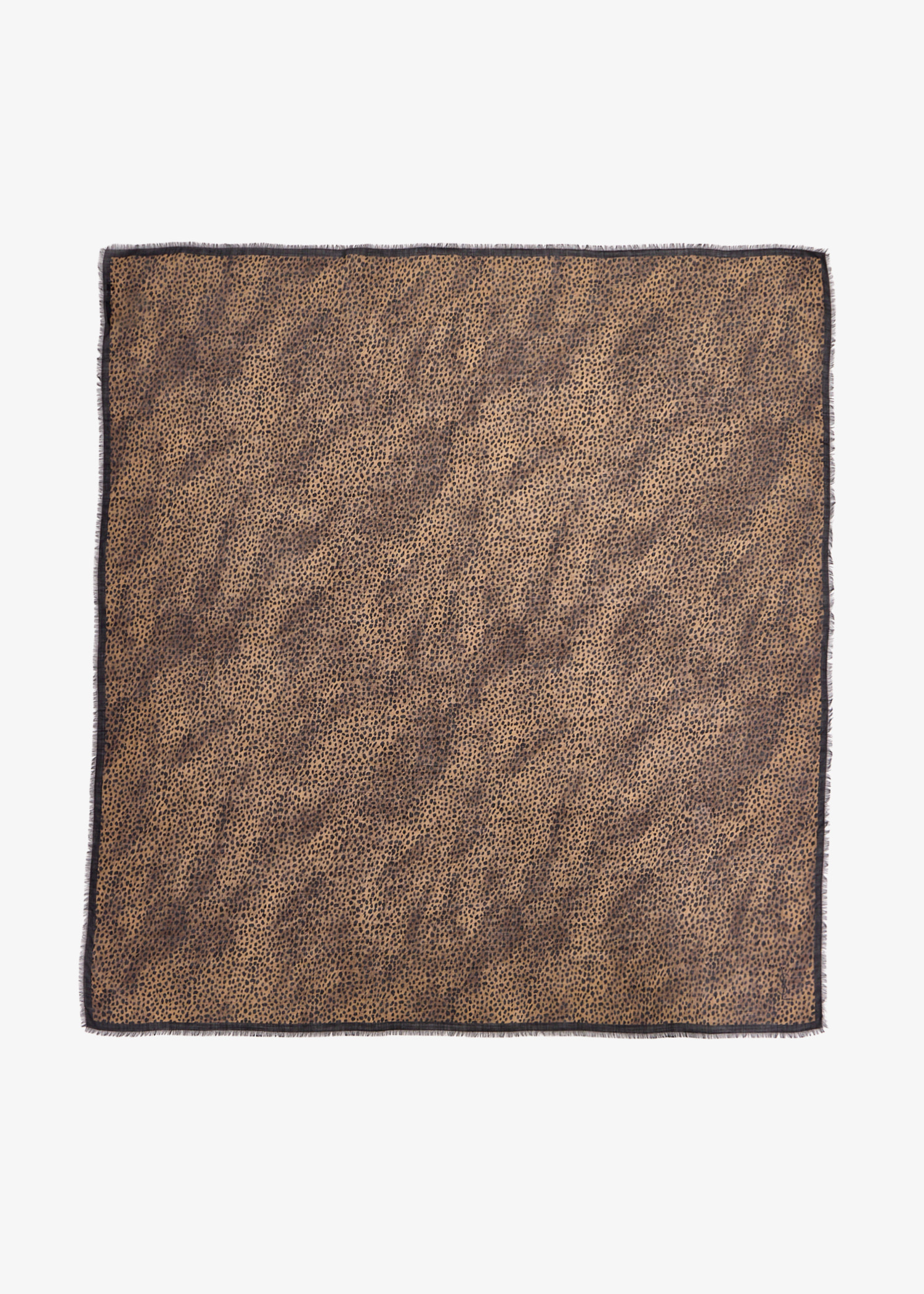 

Leopard print square scarf, Animal printed