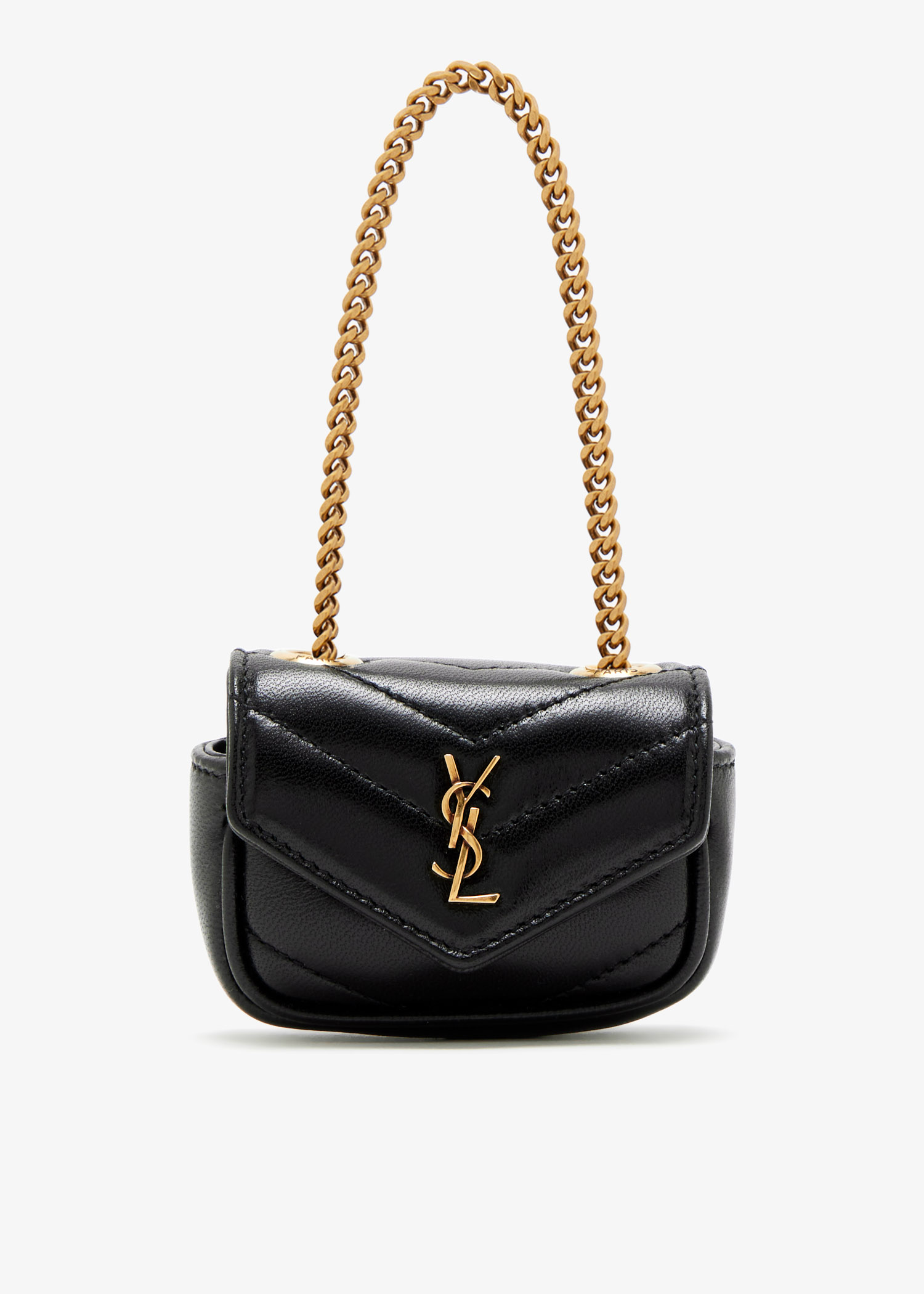 

Loulou bag charm, Black