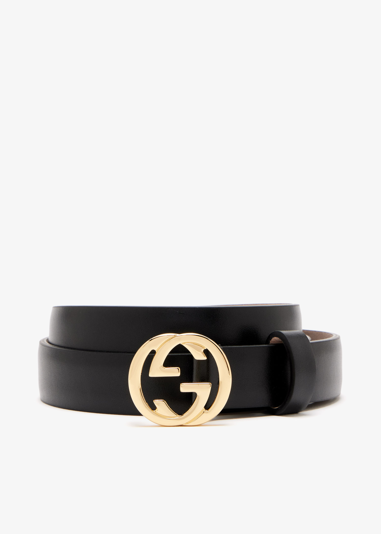 

Interlocking GG thin belt, Black