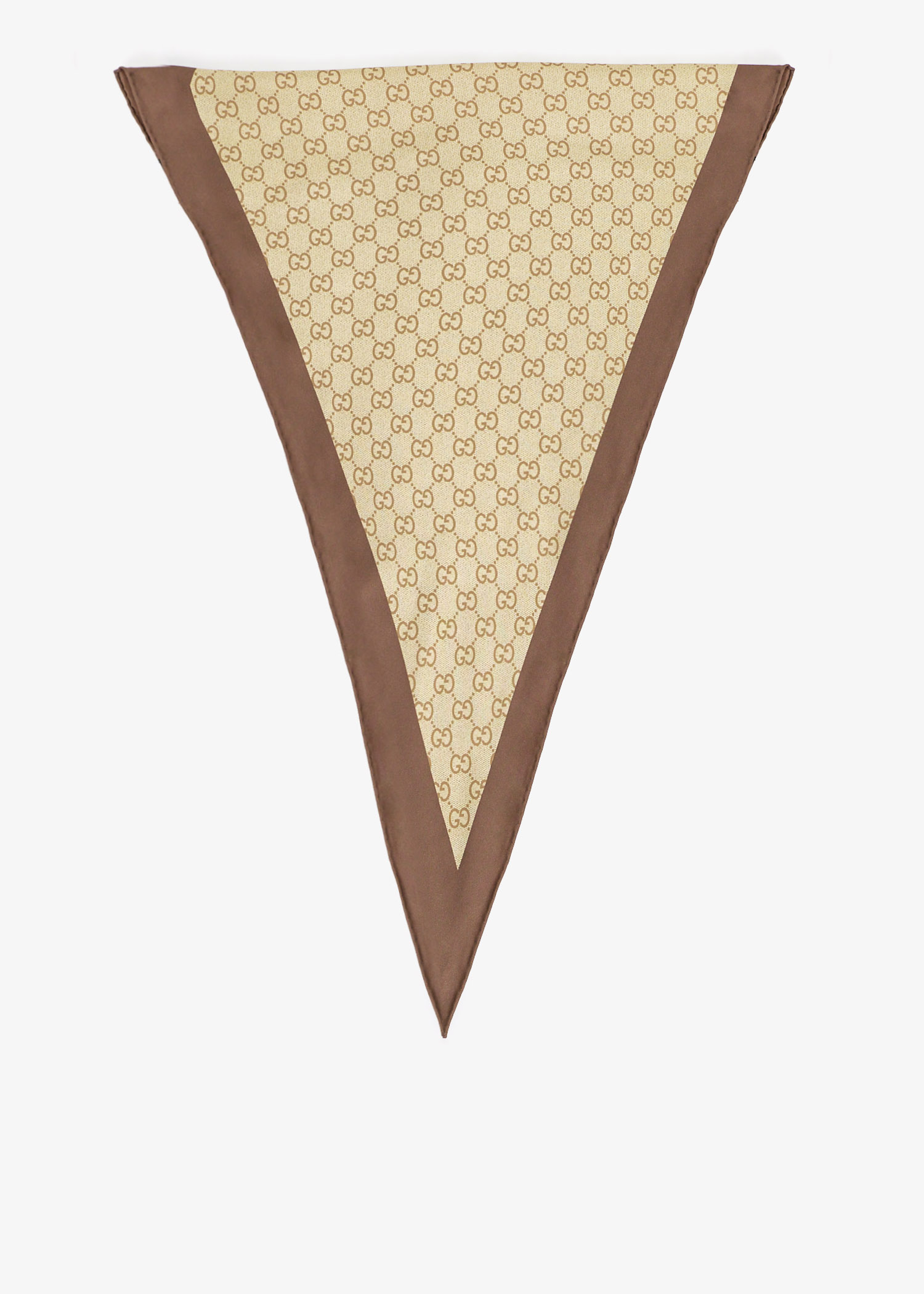 

Printed silk twill diamond scarf