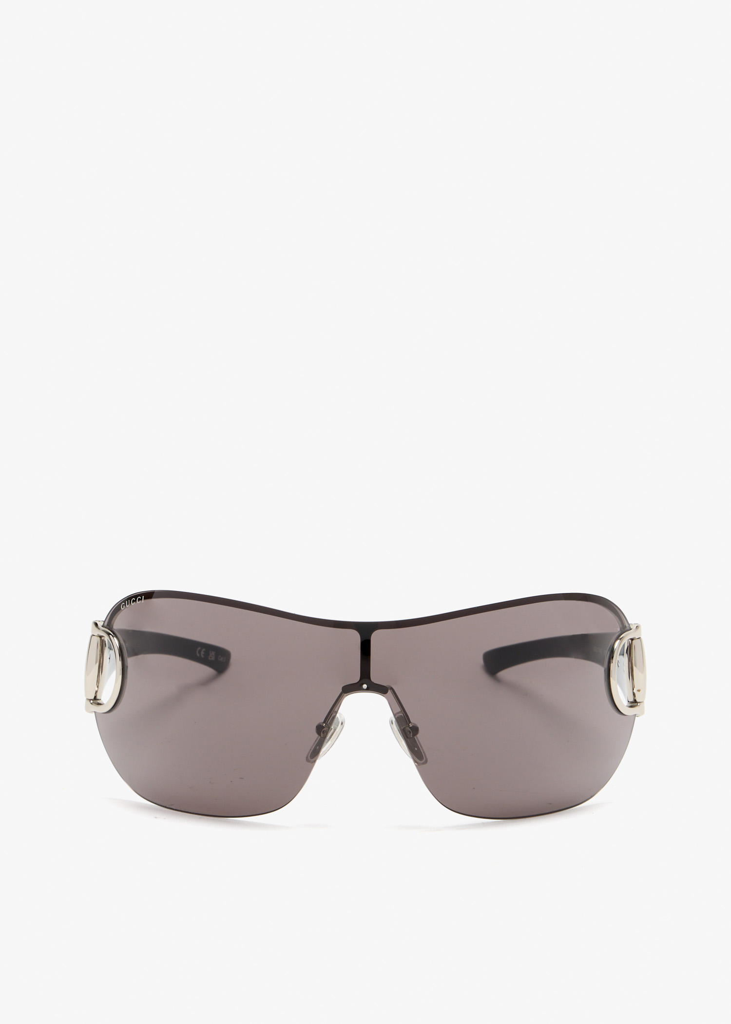 

Frameless mask sunglasses, Black