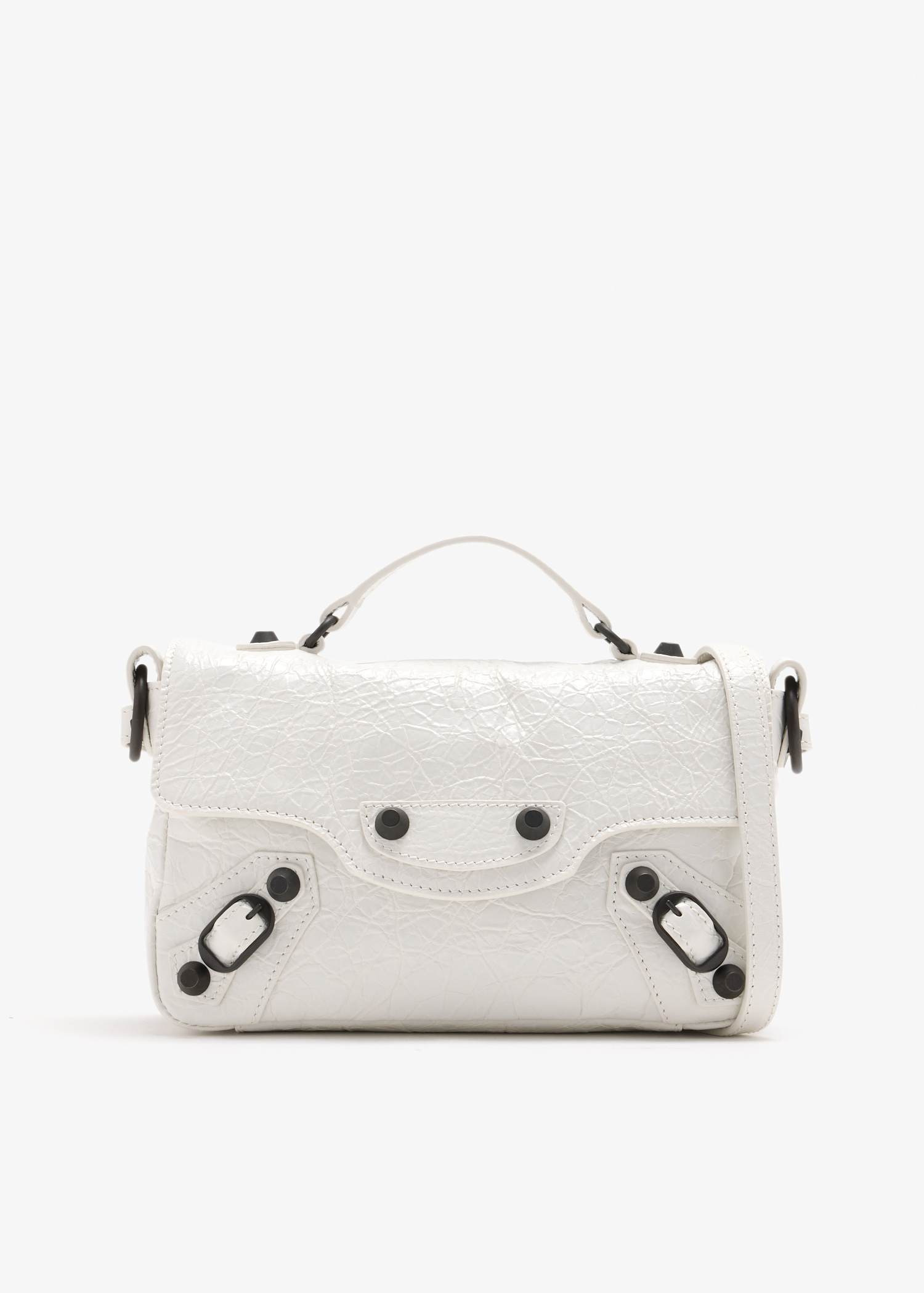 

Le City nano flap bag, White