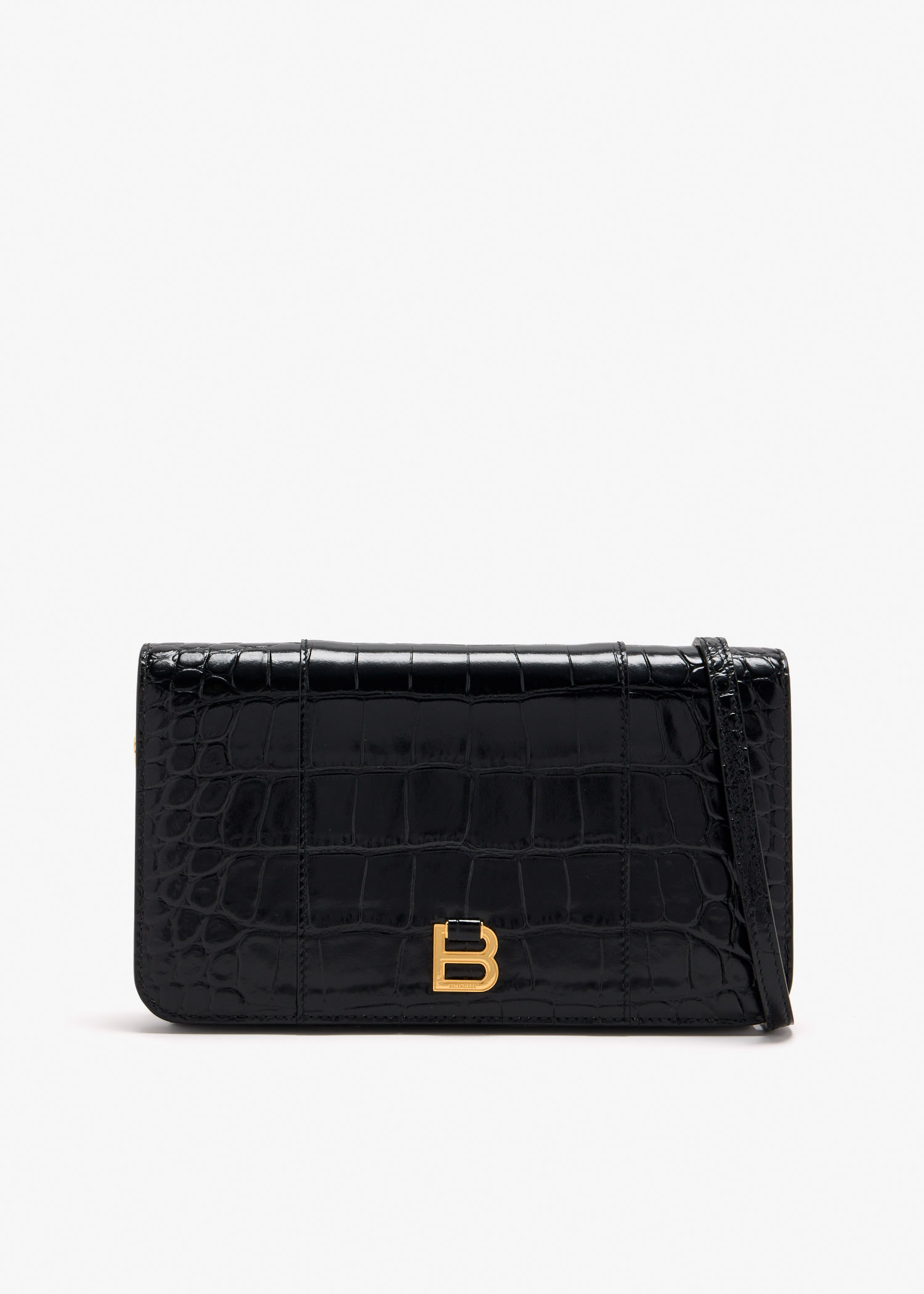 

Hourglass phone pouch, Black