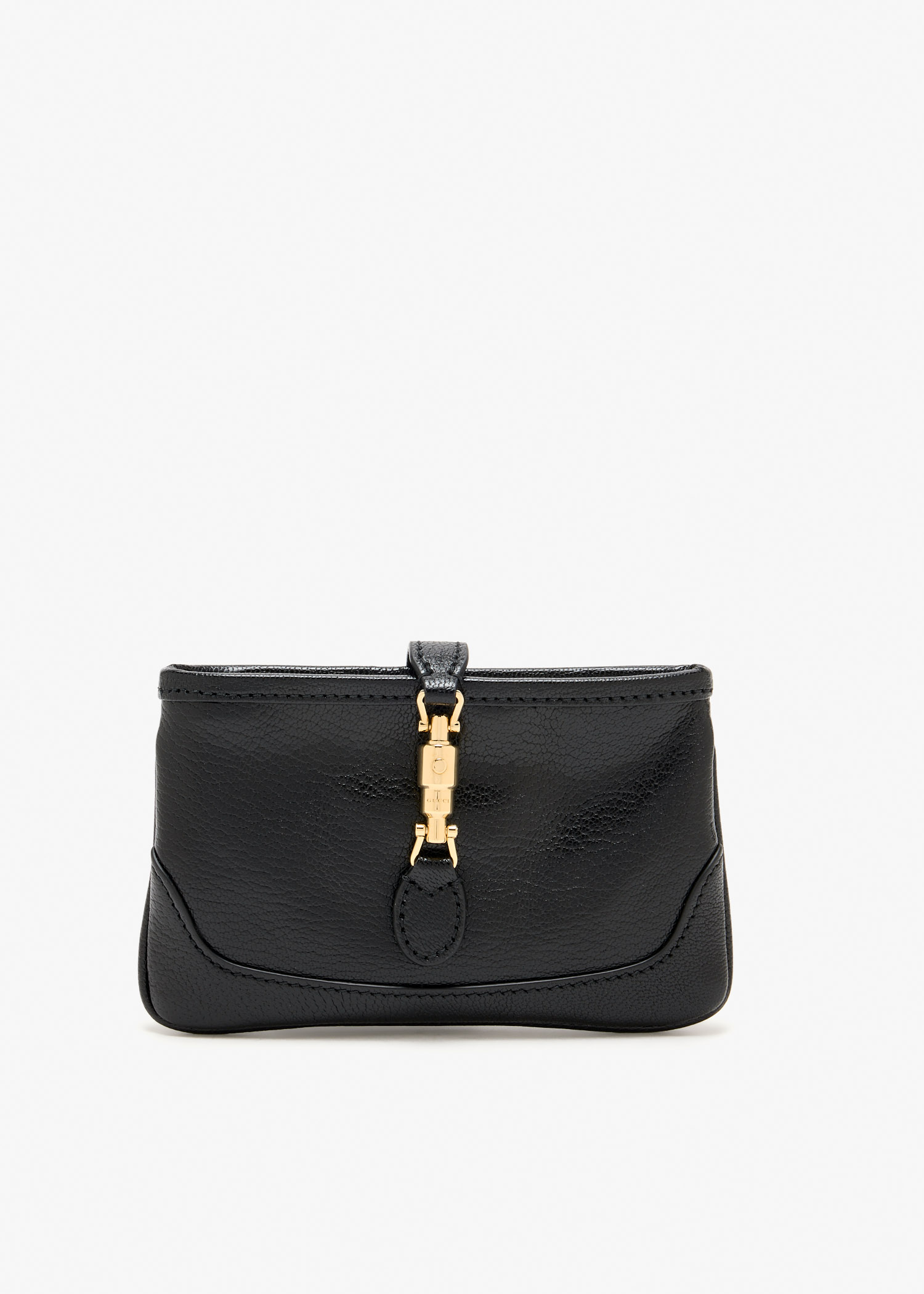 

Jackie zip key pouch, Black