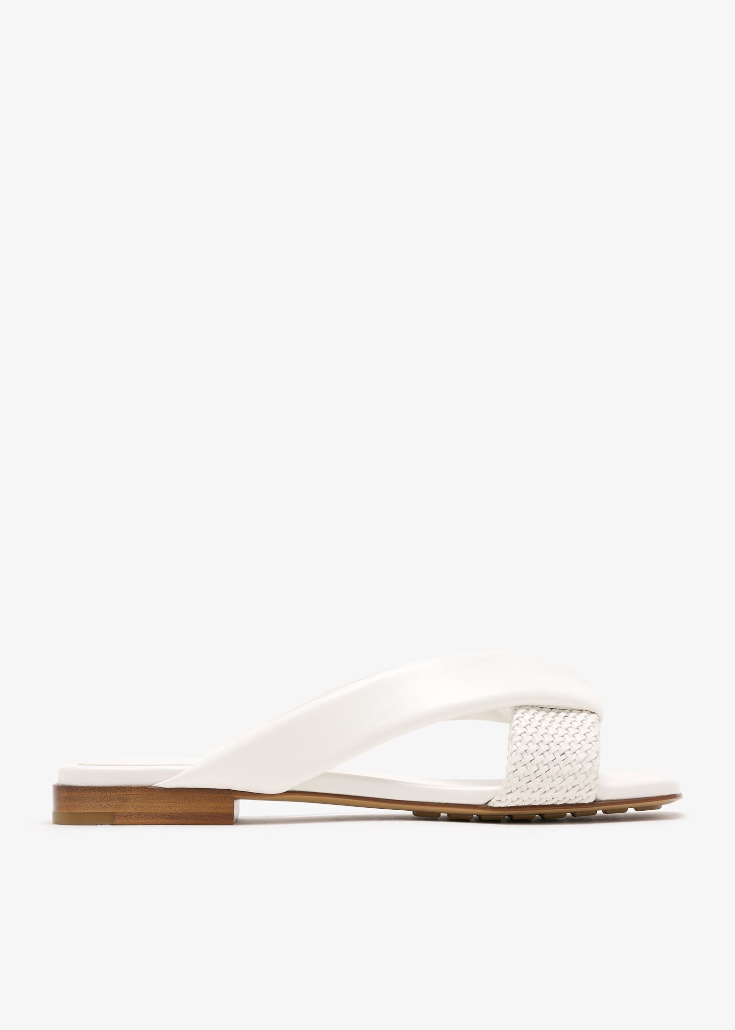 

Riva mules, White