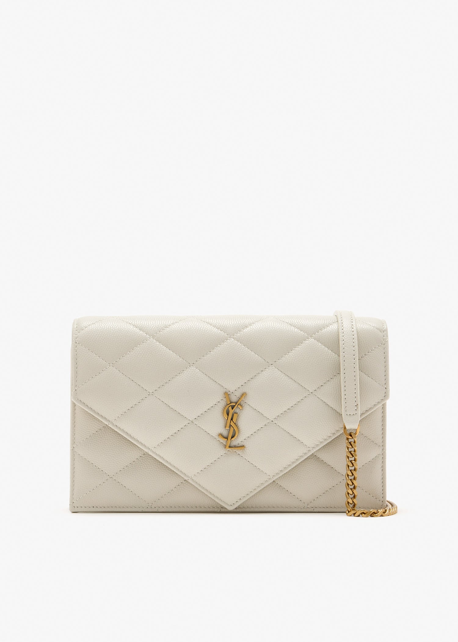 

Paris chain wallet, White