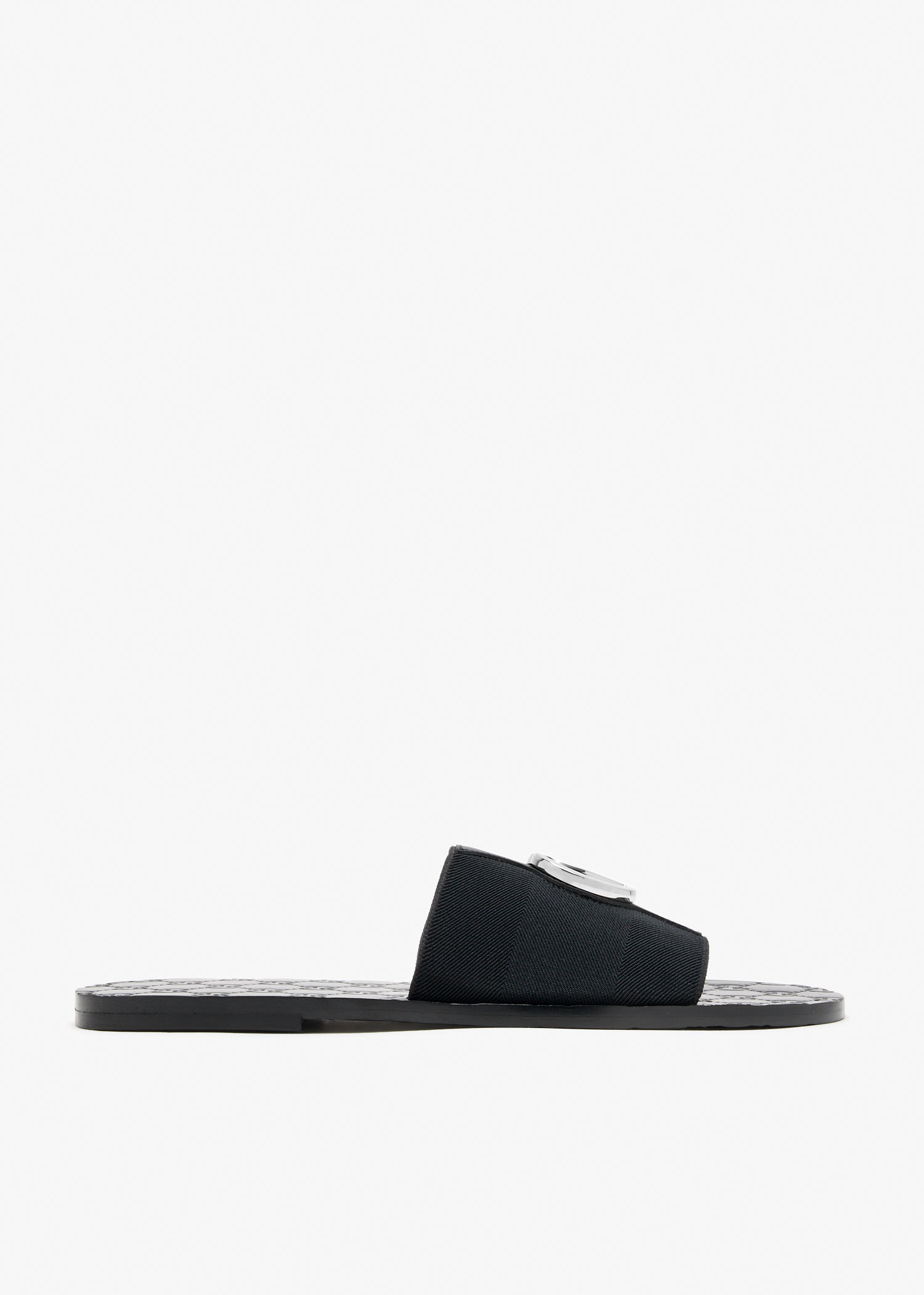 

Interlocking GG sandals, Black