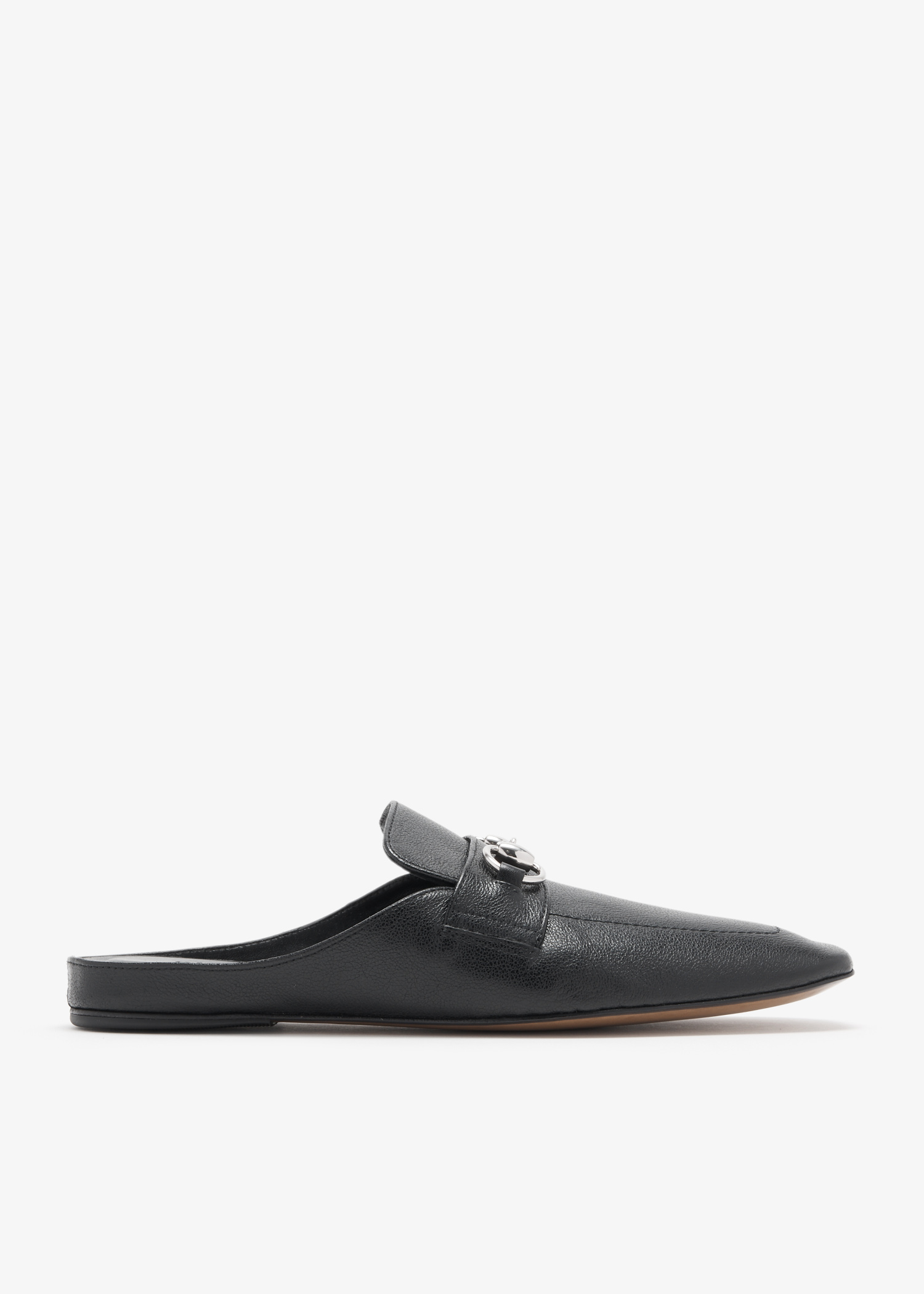 

Horsebit mules, Black
