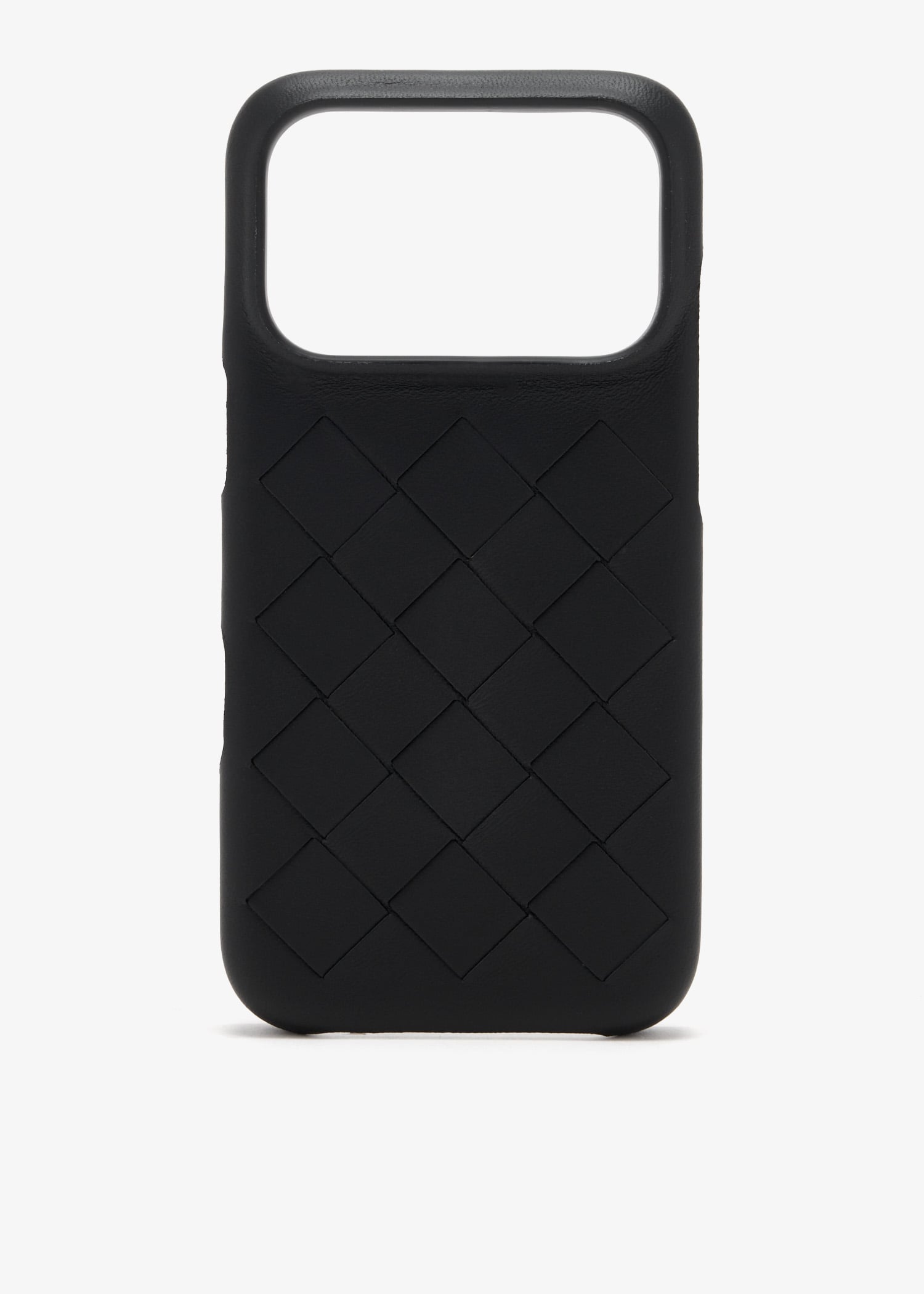 

Intrecciato iPhone 17 Pro case, Black