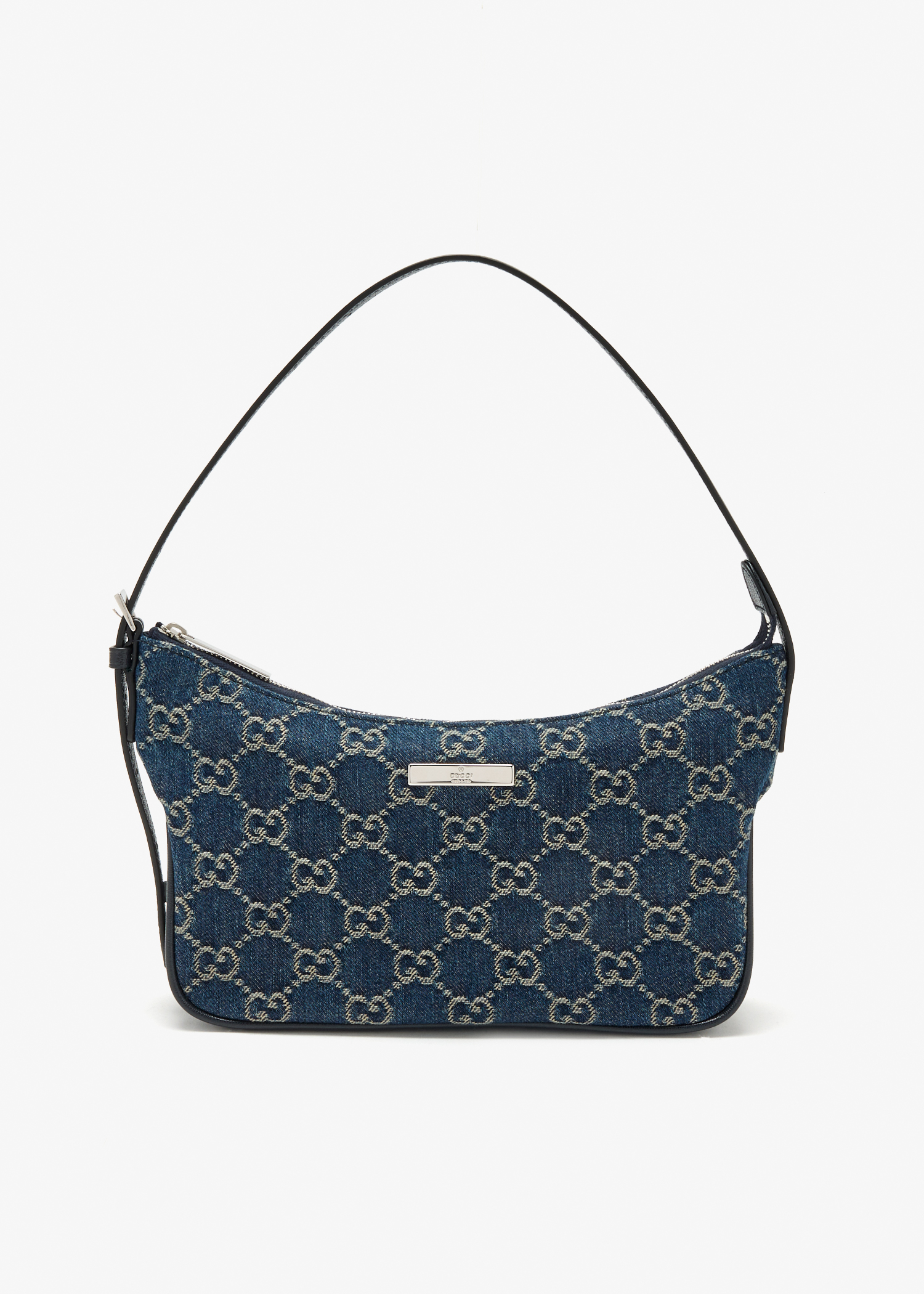 

Logo plaque small shoulder bag, Blue