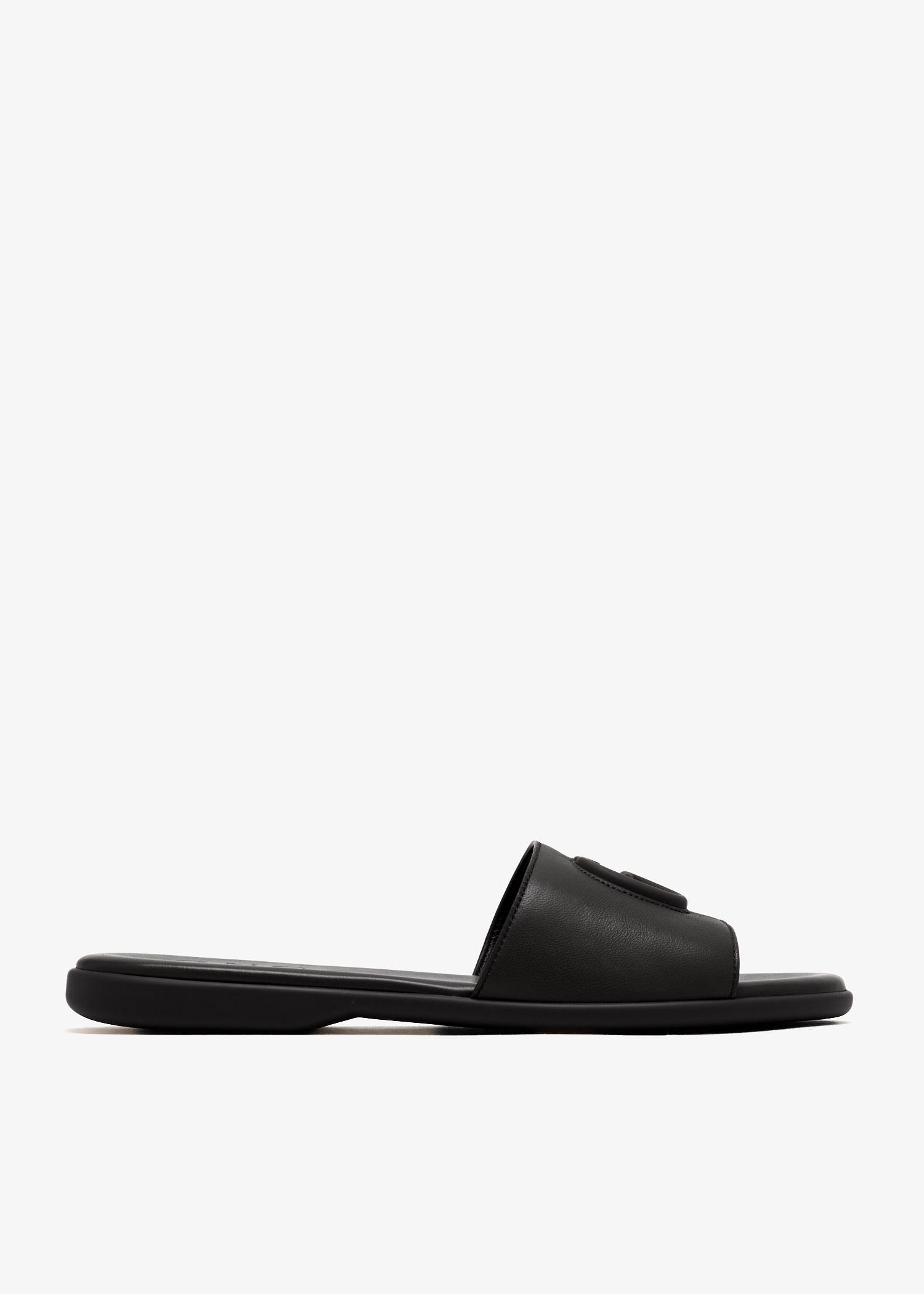

Double G slide sandals, Black