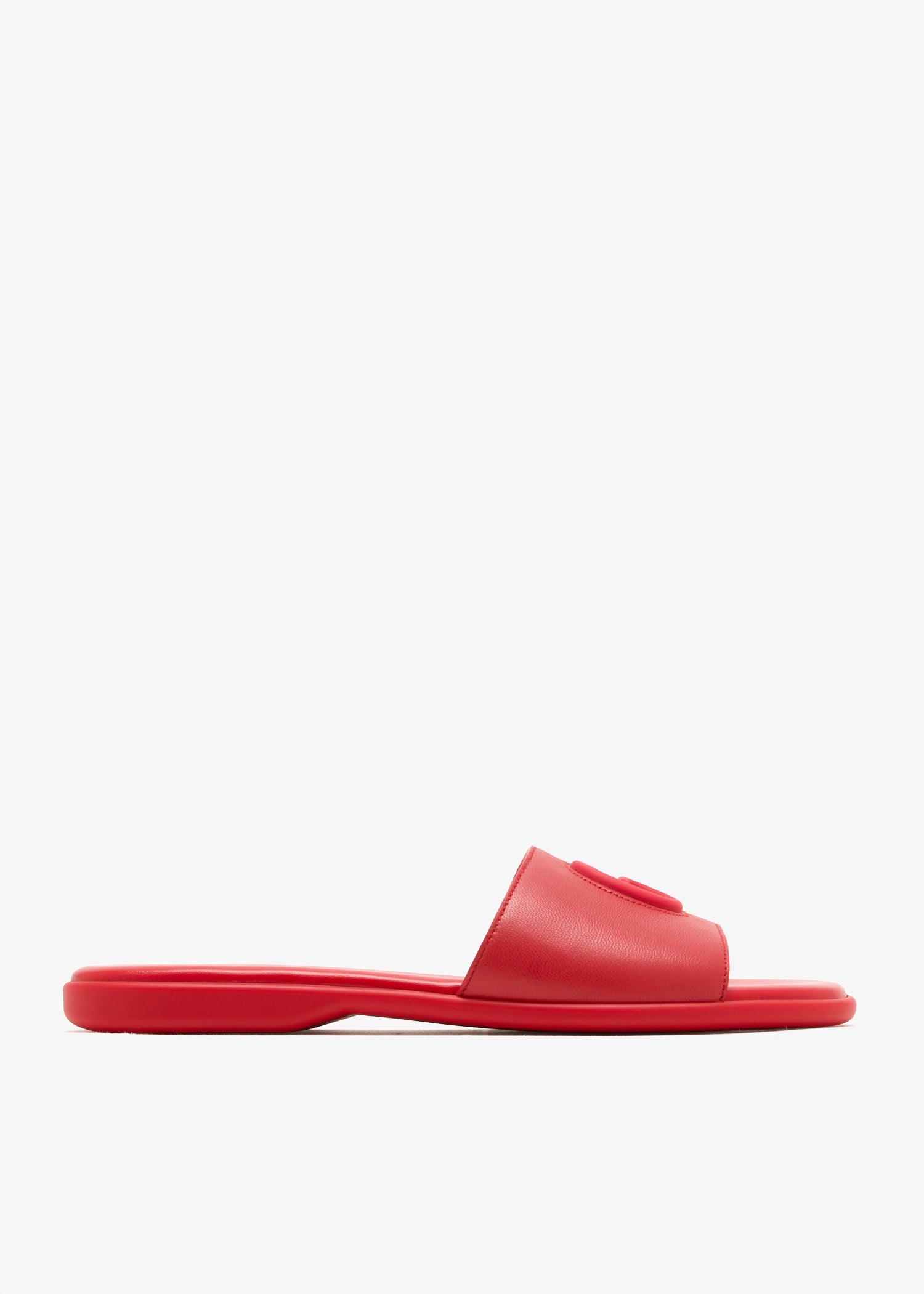 

Double G slide sandals, Red