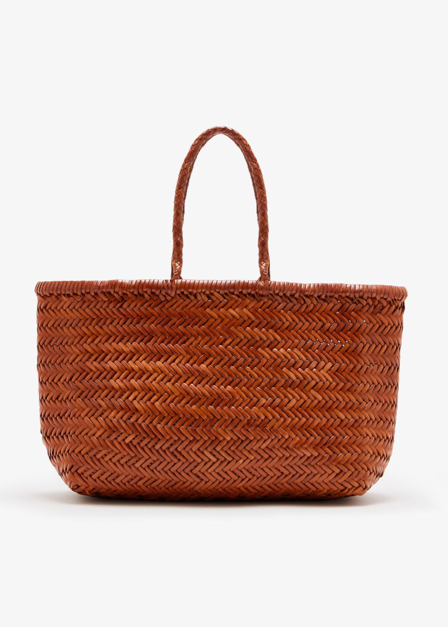 

Bamboo triple jump big tote bag, Brown