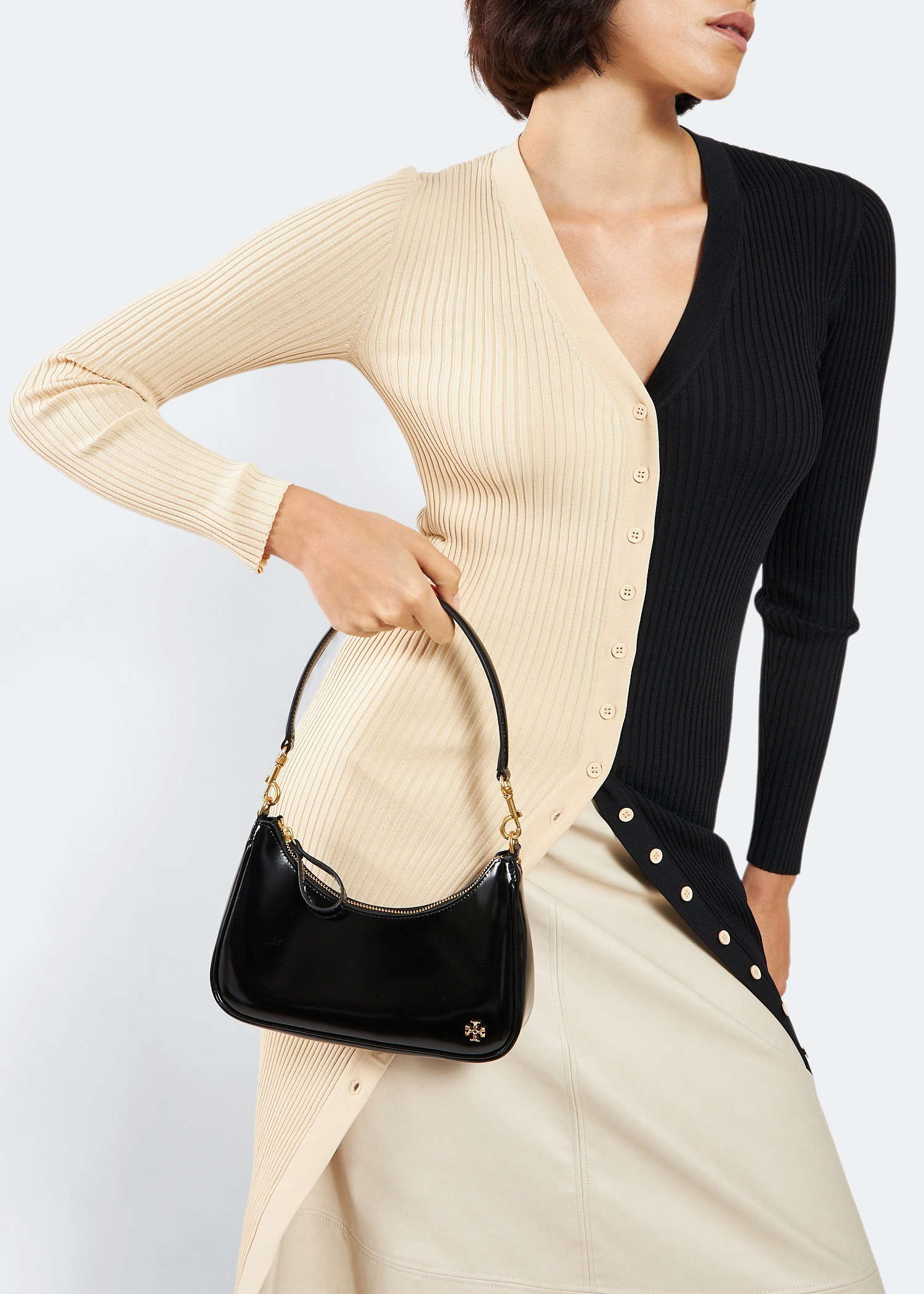 

151 Mercer small crescent bag, Black