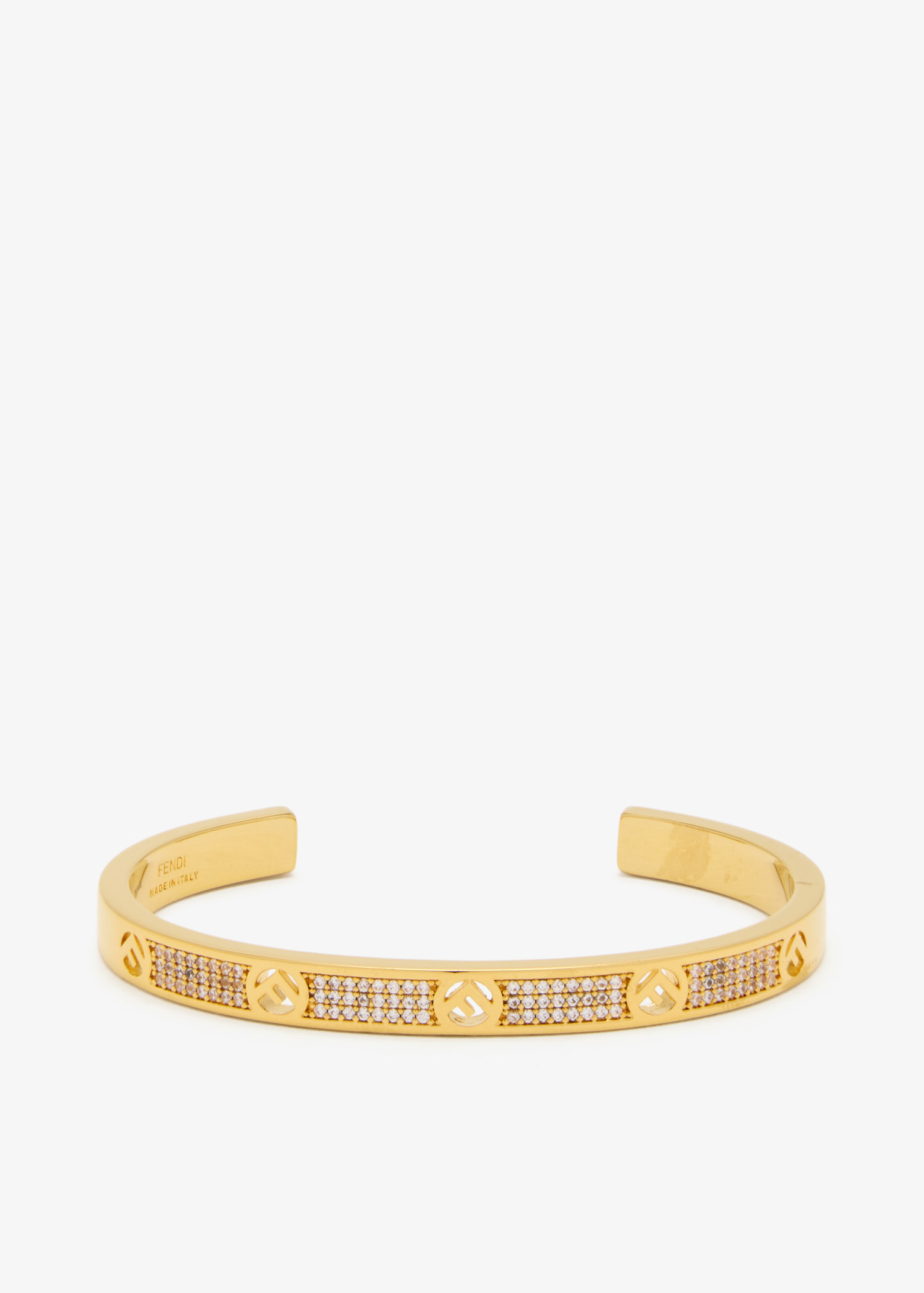 

F Is Fendi bracelet, Gold