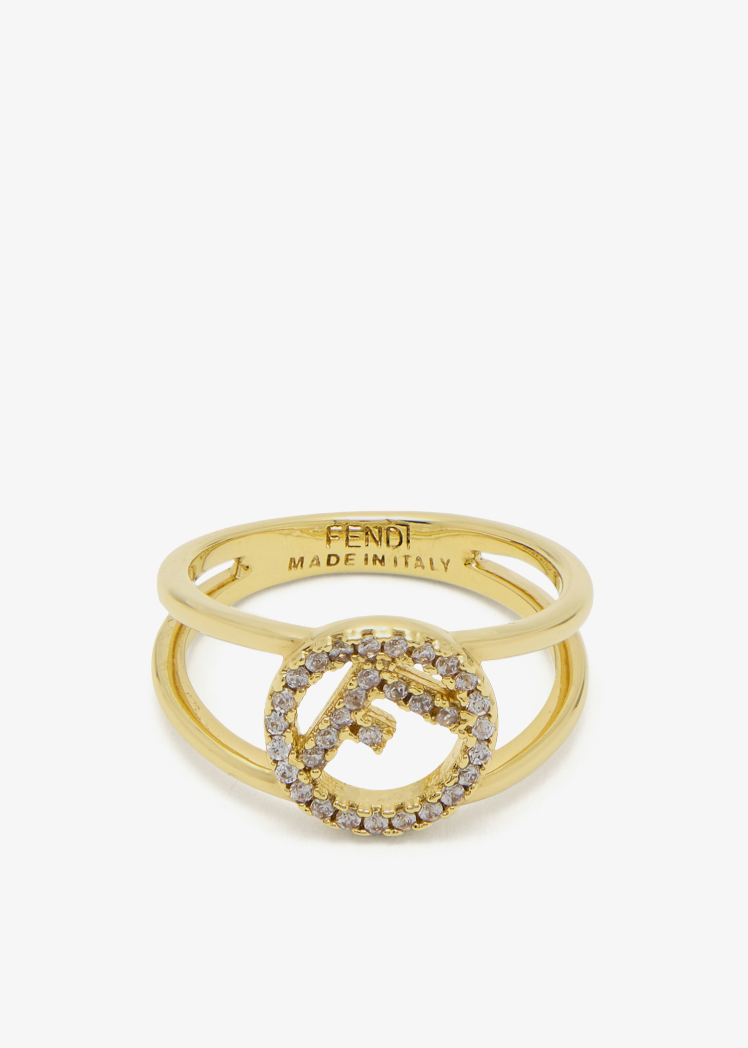 

F Is Fendi ring, Gold
