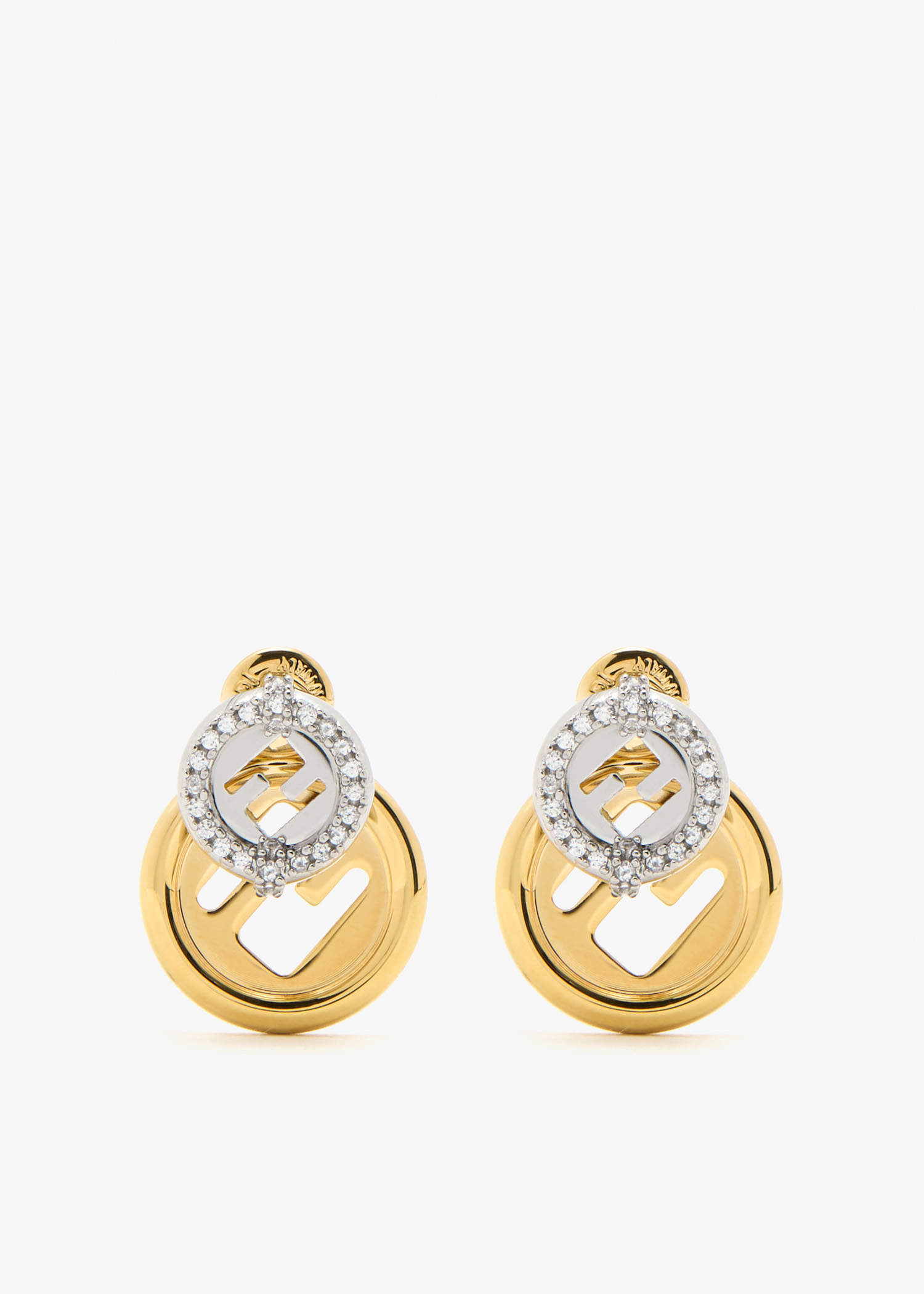 

EverRound Fendi earrings, Gold