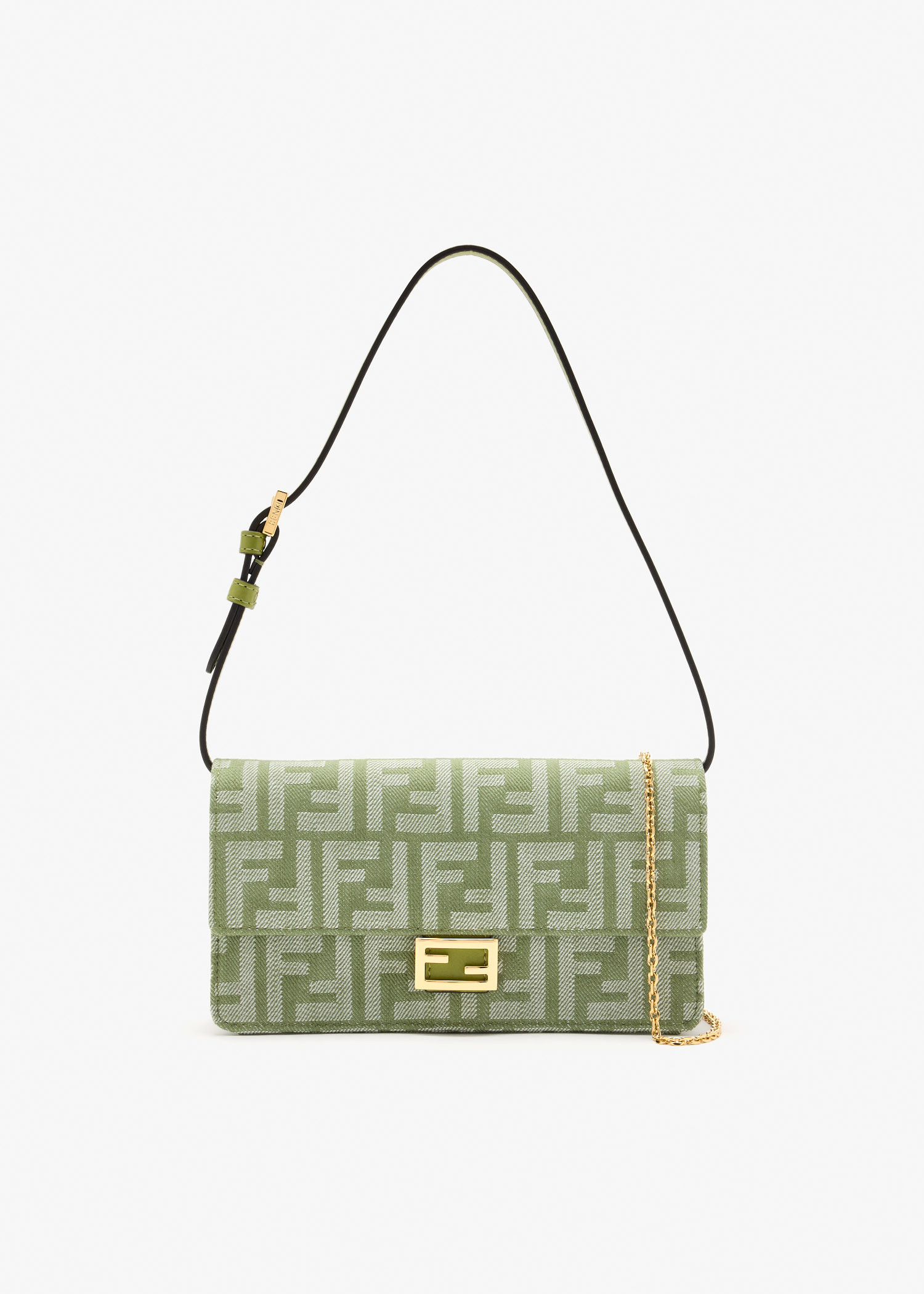 

Baguette chain wallet, Green