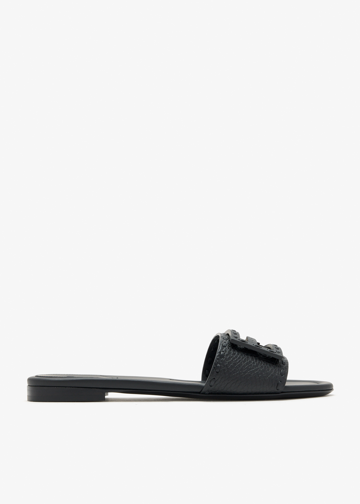 

Baguette slide sandals, Black