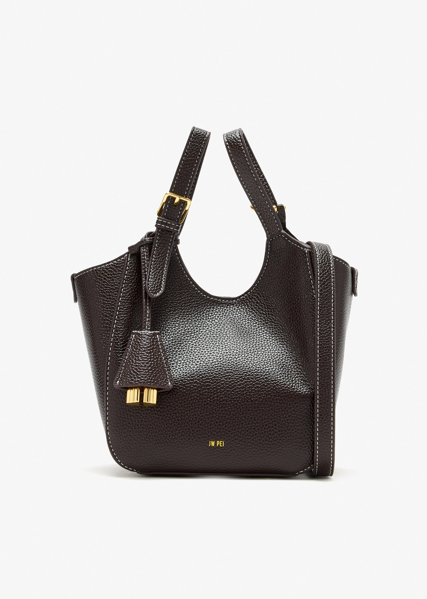 

Ines Padlock tote bag, Brown