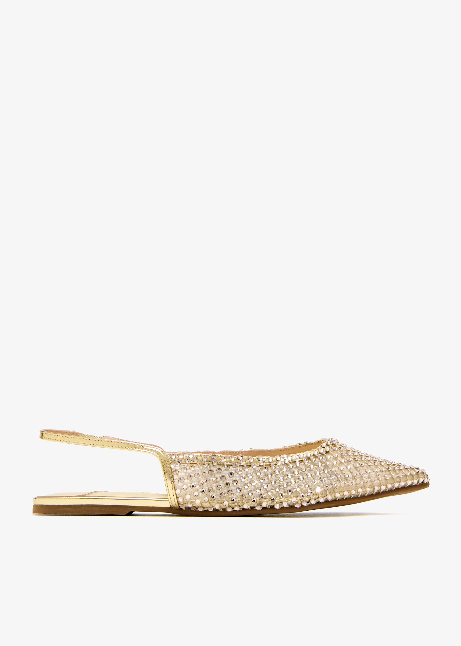 

Gilda slingback ballet flats, Gold