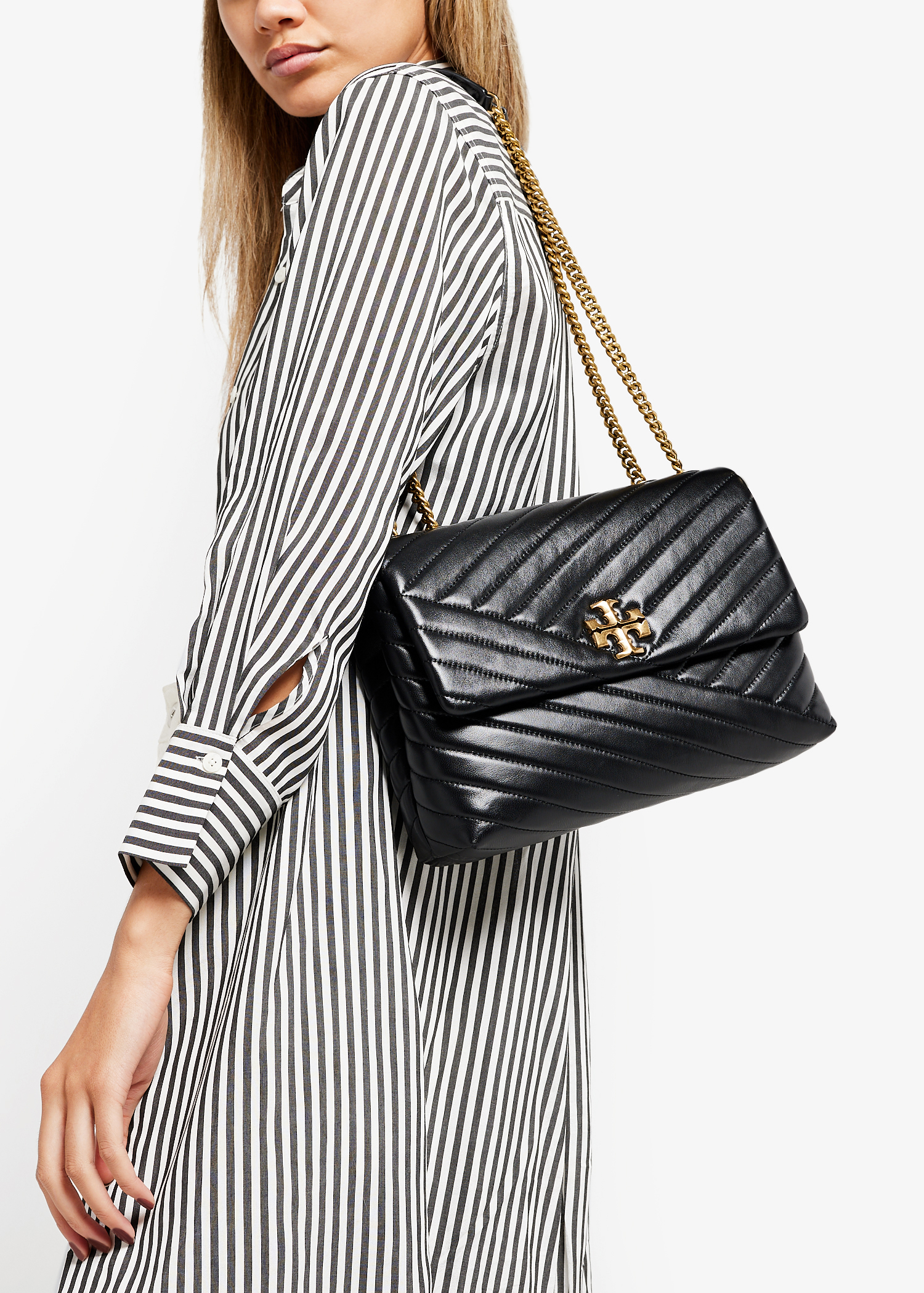 

Kira convertible shoulder bag, Black