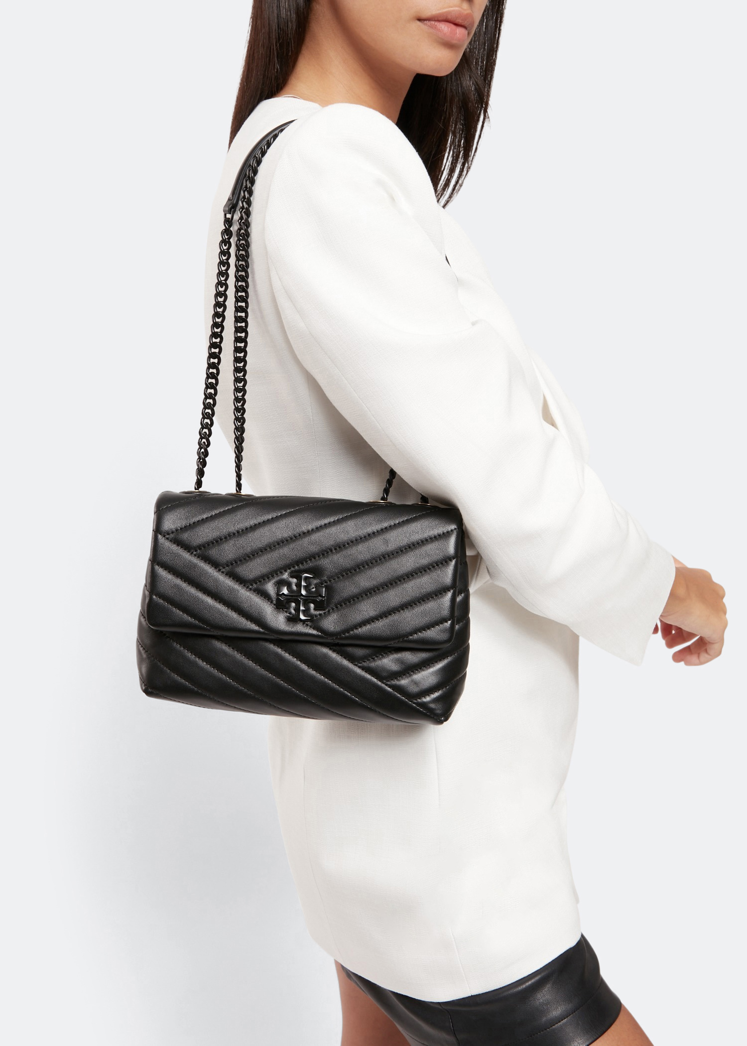 

Kira convertible shoulder bag, Black